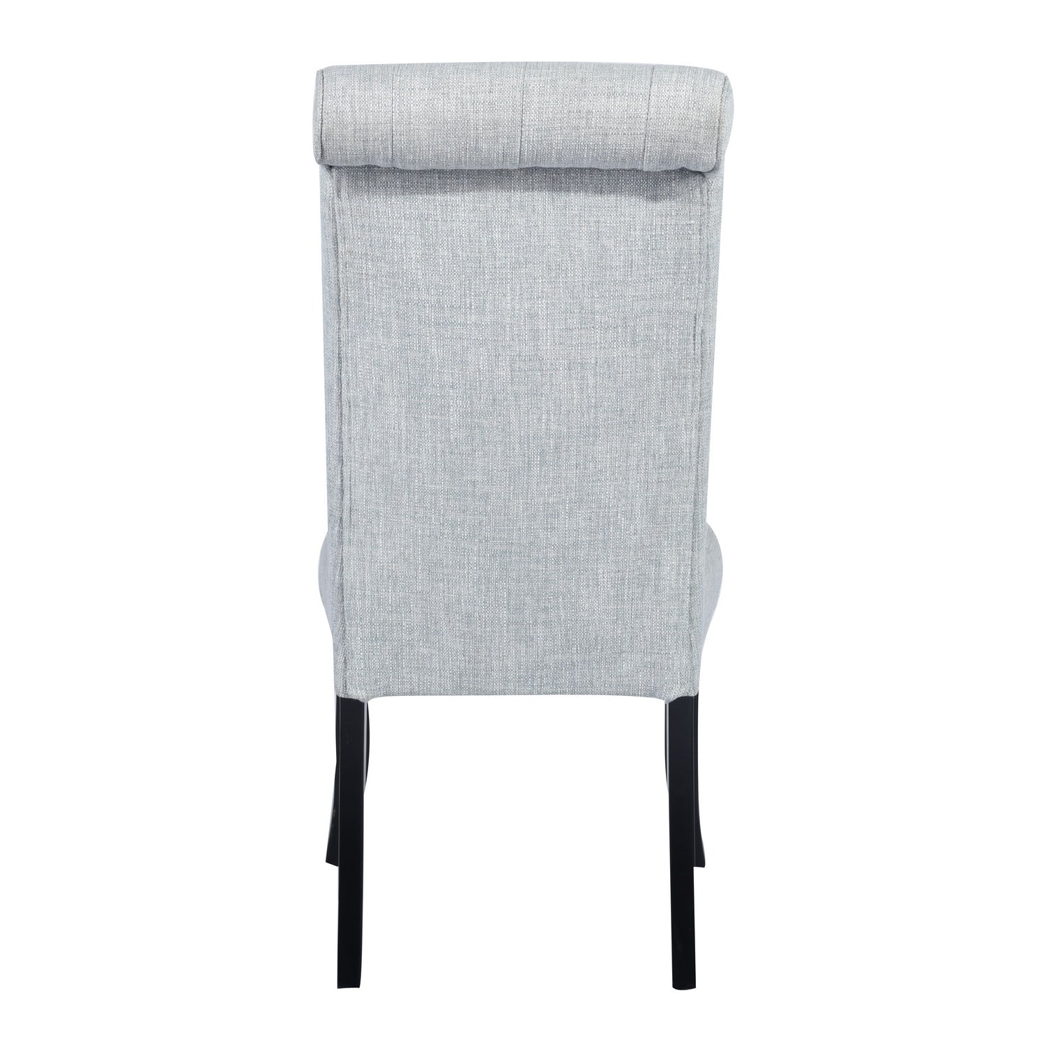 Homy Casa WILONA GERY 2 PCS Linen Dining Chair for Kitchen and Dining Room Open Box