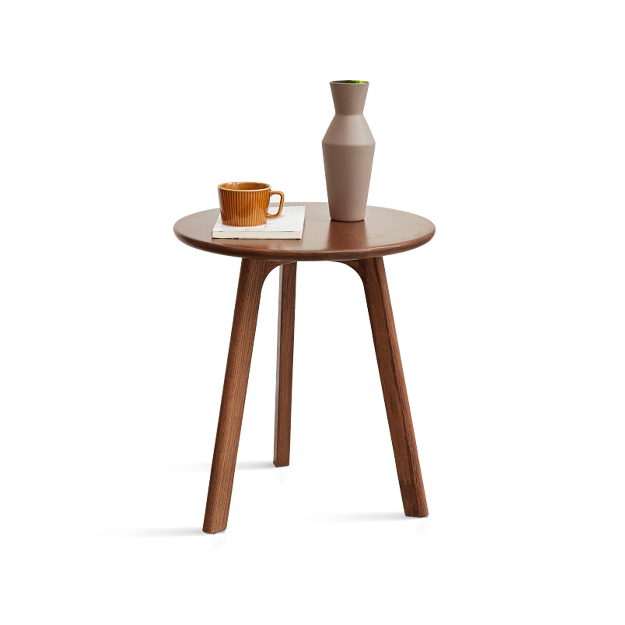 Avignon Solid Wood Round End Table