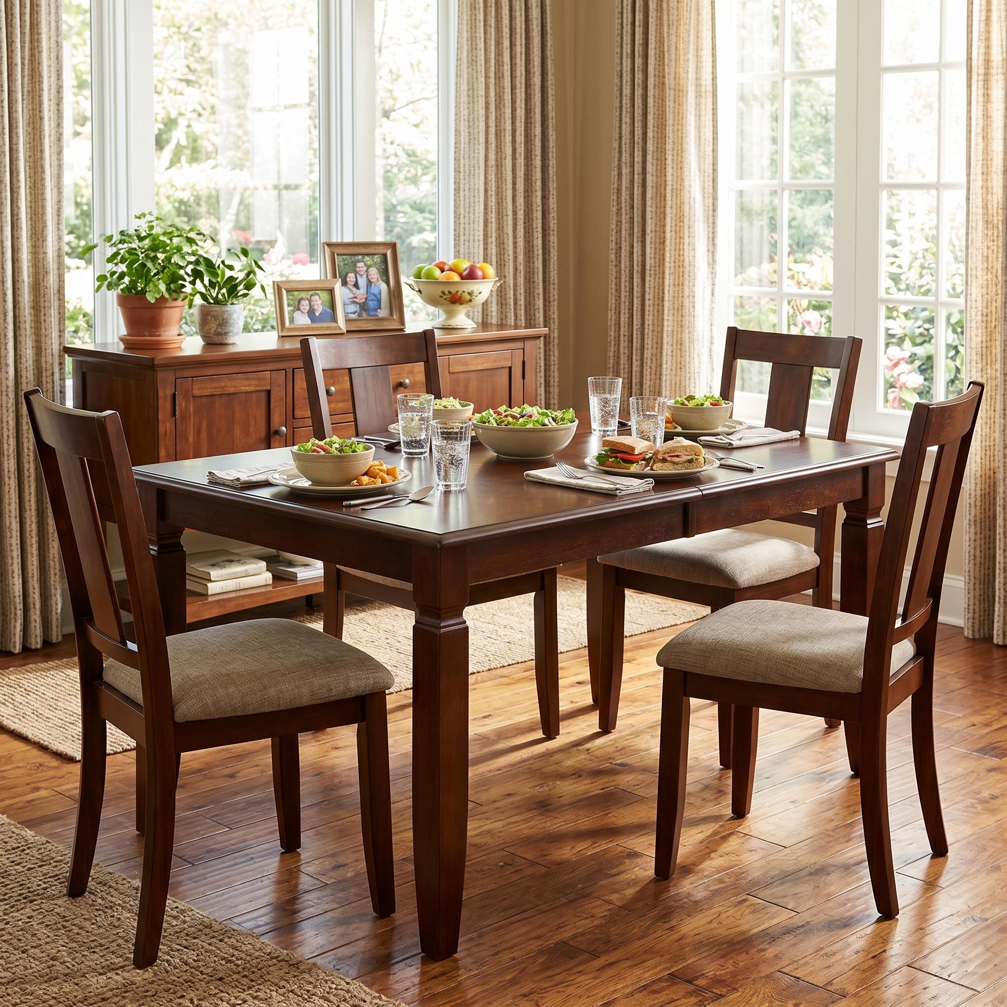 Homy Casa ZAMAN DINING TABLE 77.95" W x 36.02" D x 30.12" H Dining Table for Home and Workspace Open Box