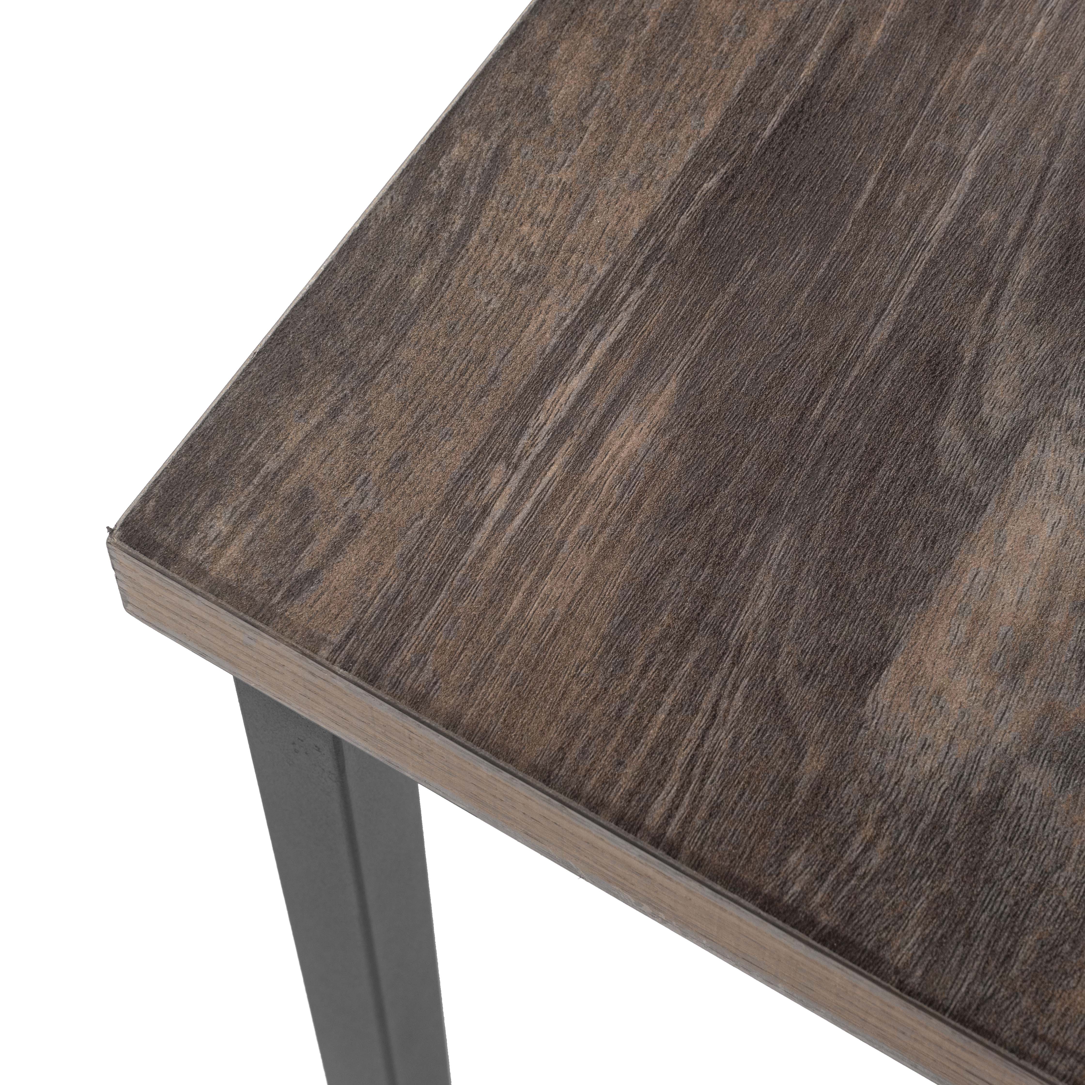 Homy Casa ZEN 47.2” CONSOLE Modern Outdoor Console Table, Wood Finish Open Box