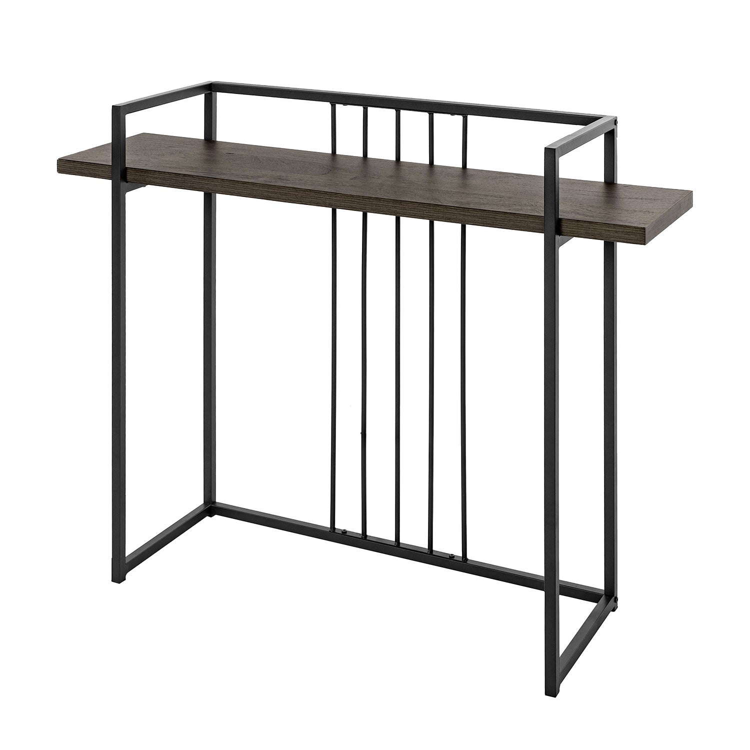 Homy Casa ZEN 47.2” CONSOLE Modern Outdoor Console Table, Wood Finish Open Box