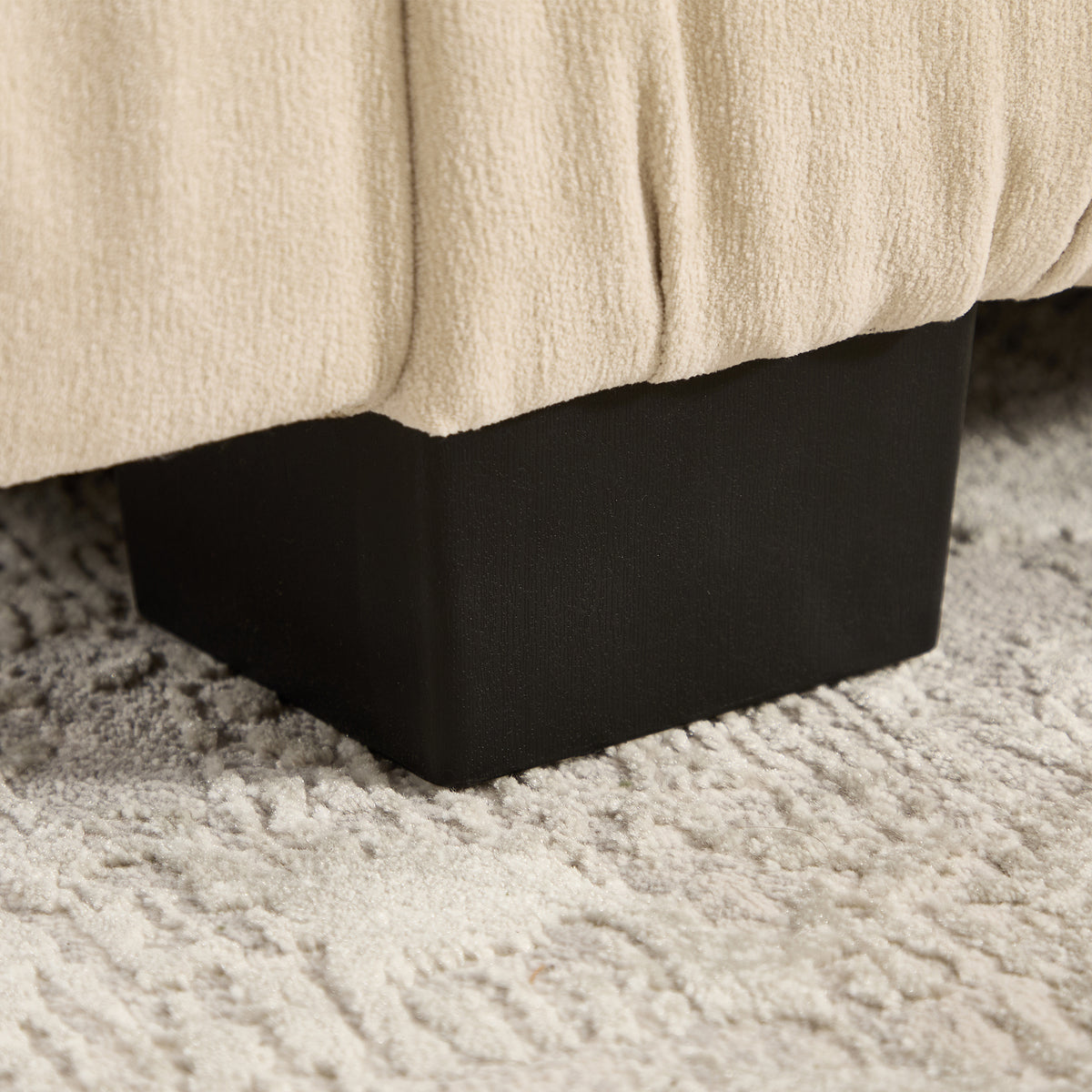 Reston 79" Modular Chenille Loveseat Sofa with Ruched Detailing