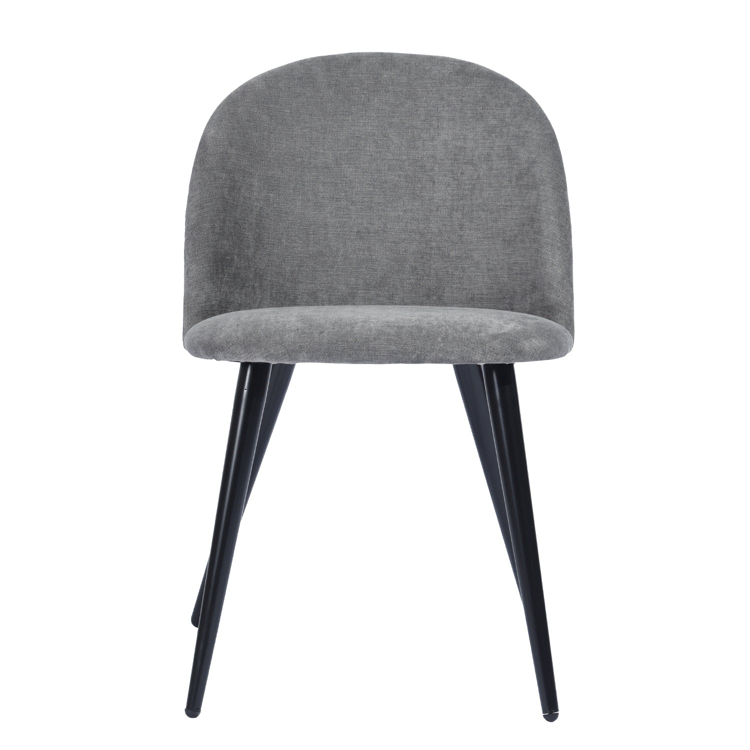 Zomba Terry Fabric Upholstered Dining Chair Gray Modern Kitchen Dining Room Chair