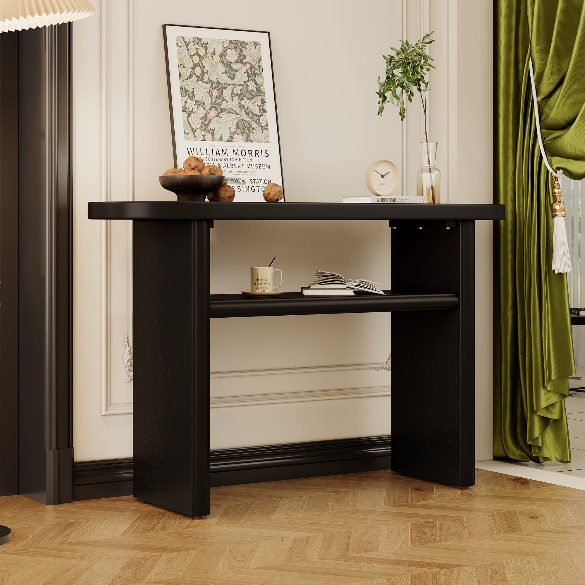 Broadway Console Table with Storage Shelf