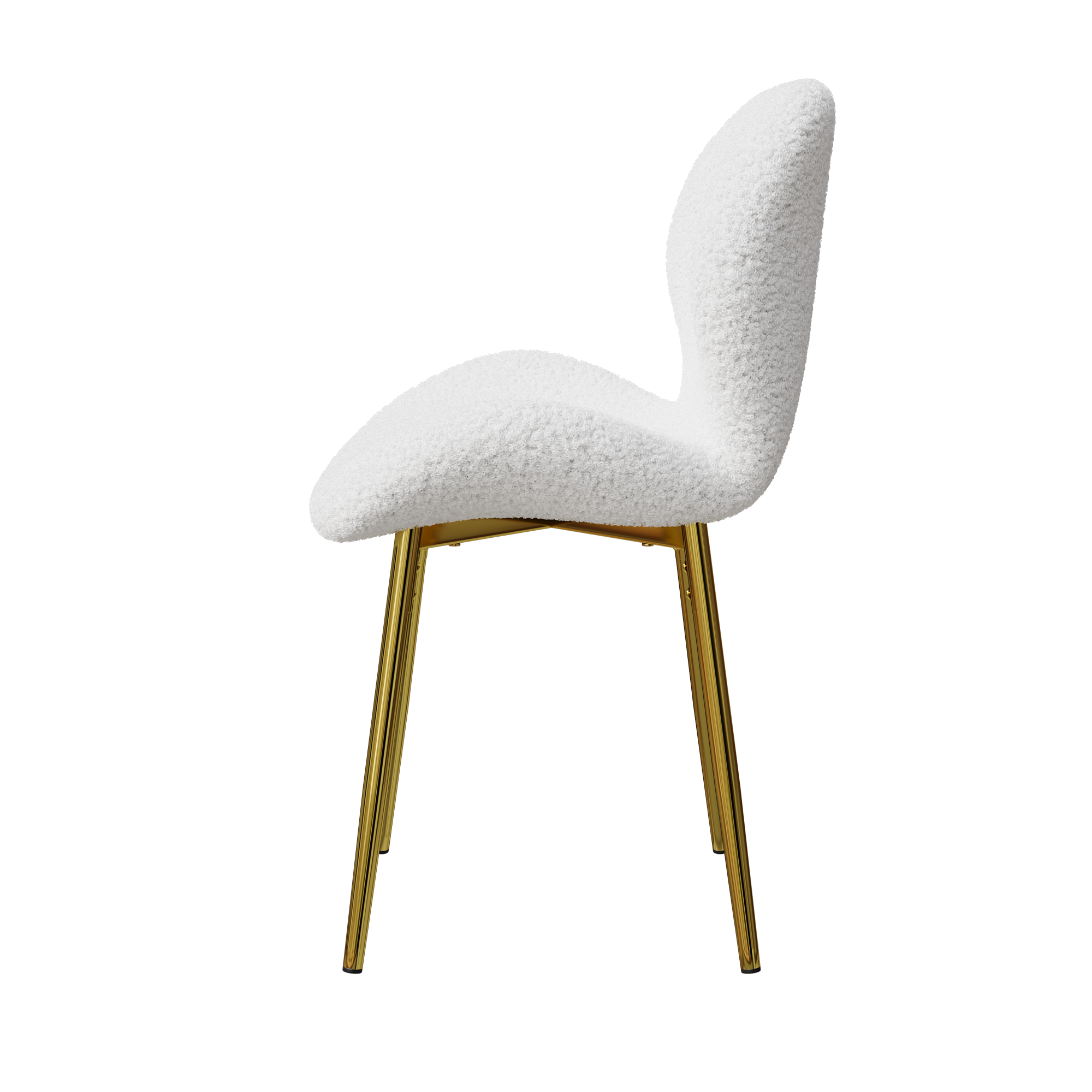Yellowstone White Velvet Dining Chair Set of 2