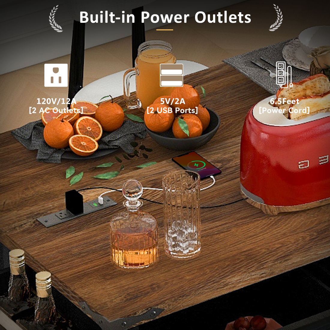 Convenient Power Outlet