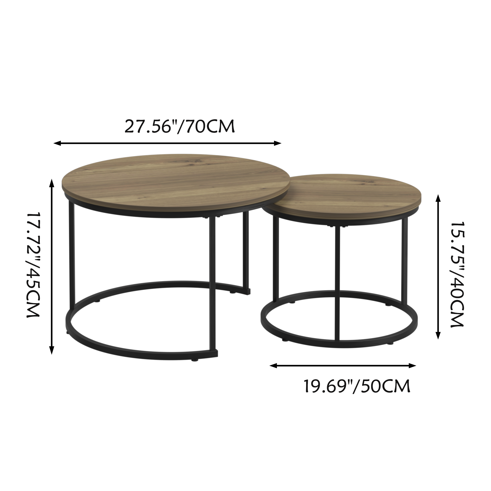 Mohave Nesting Coffee Table Set of 2