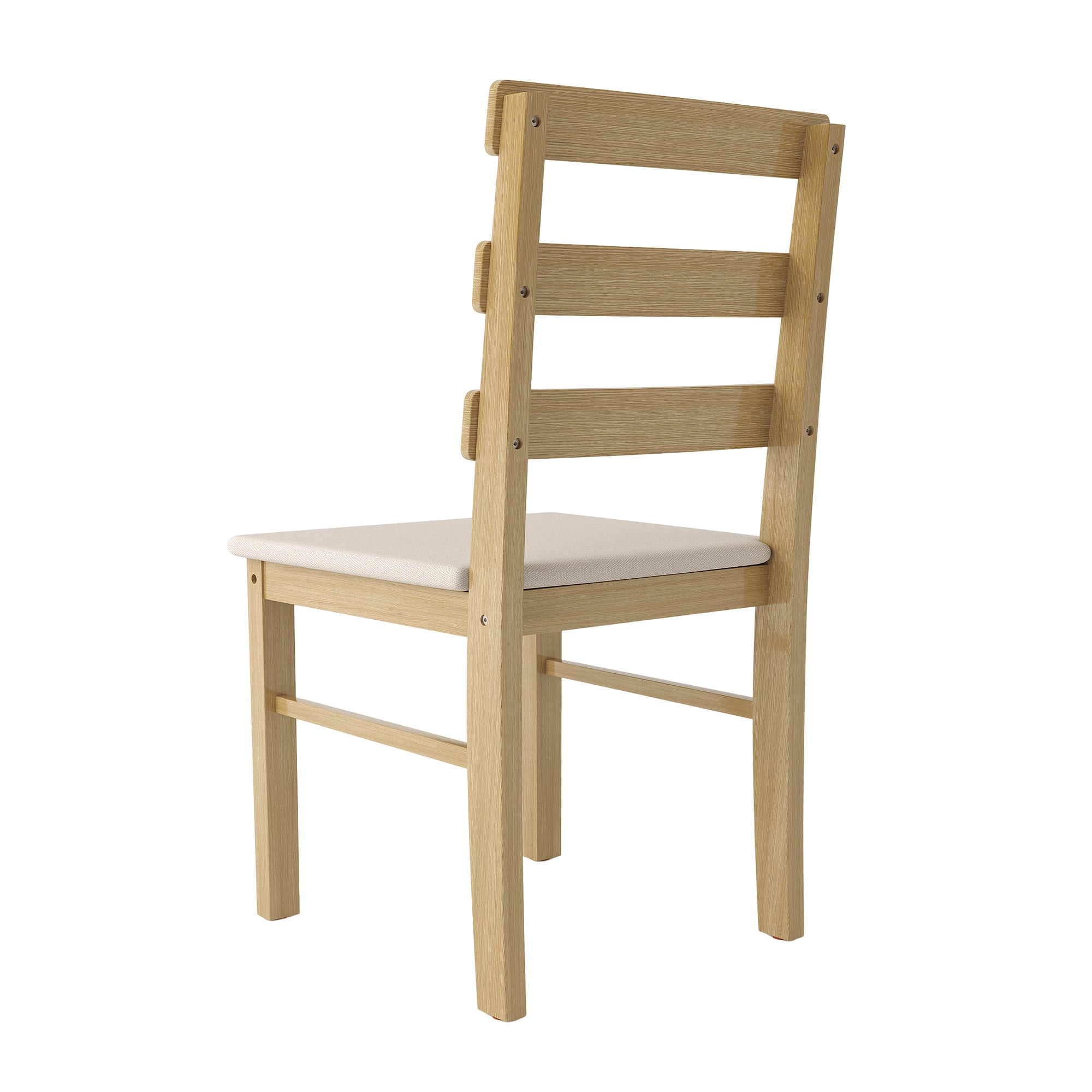 Riviera 5 Piece Modern Wooden Dining Table and Chair Set