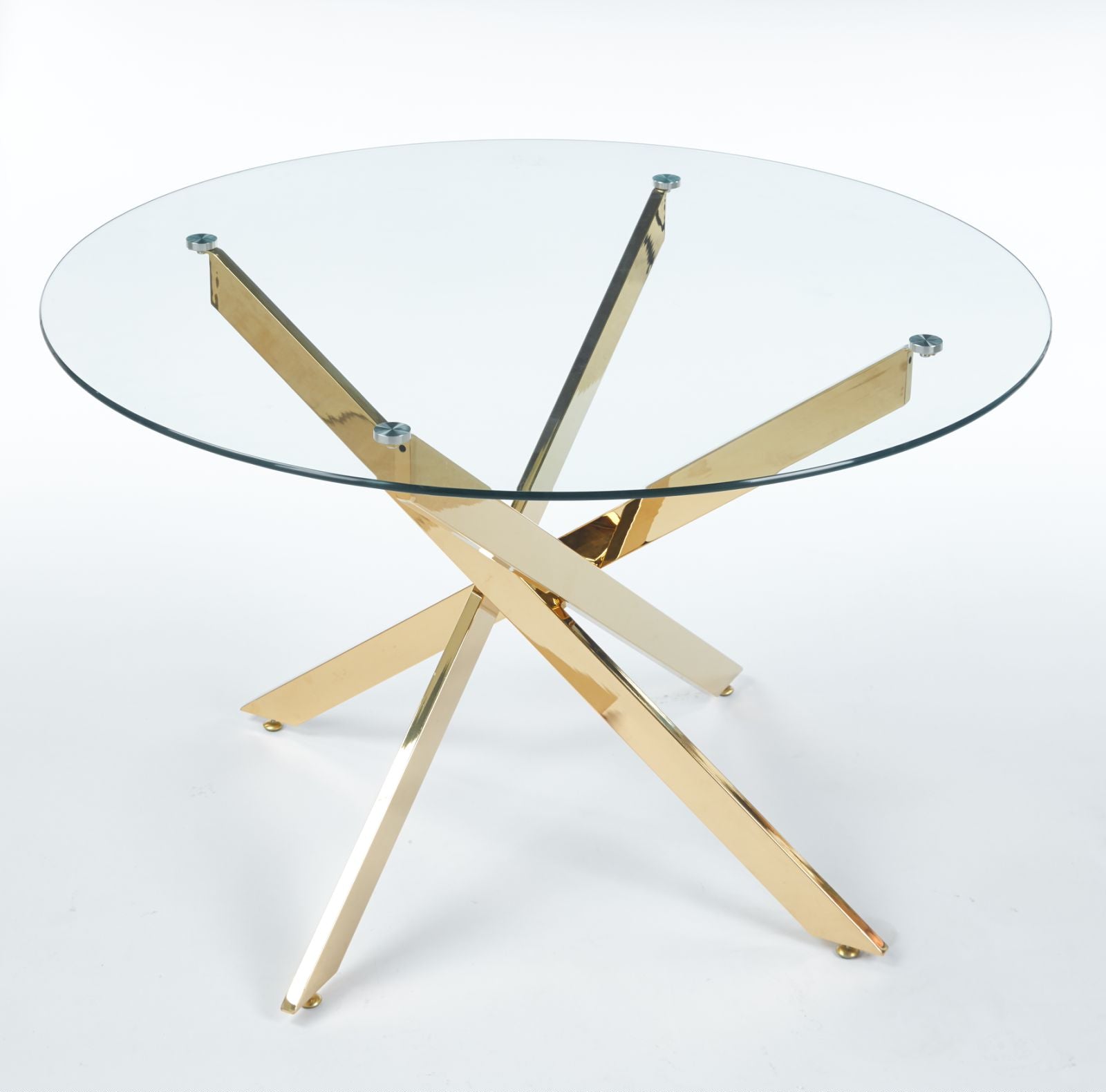 Orinoco Round Glass Dining Table