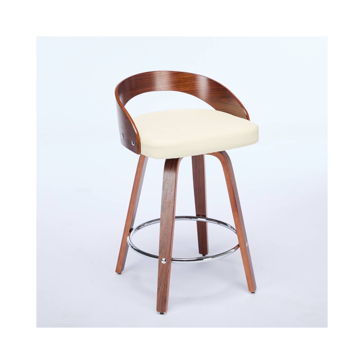 Barolo 25" Swivel Counter Height Bar Stools Set of 2