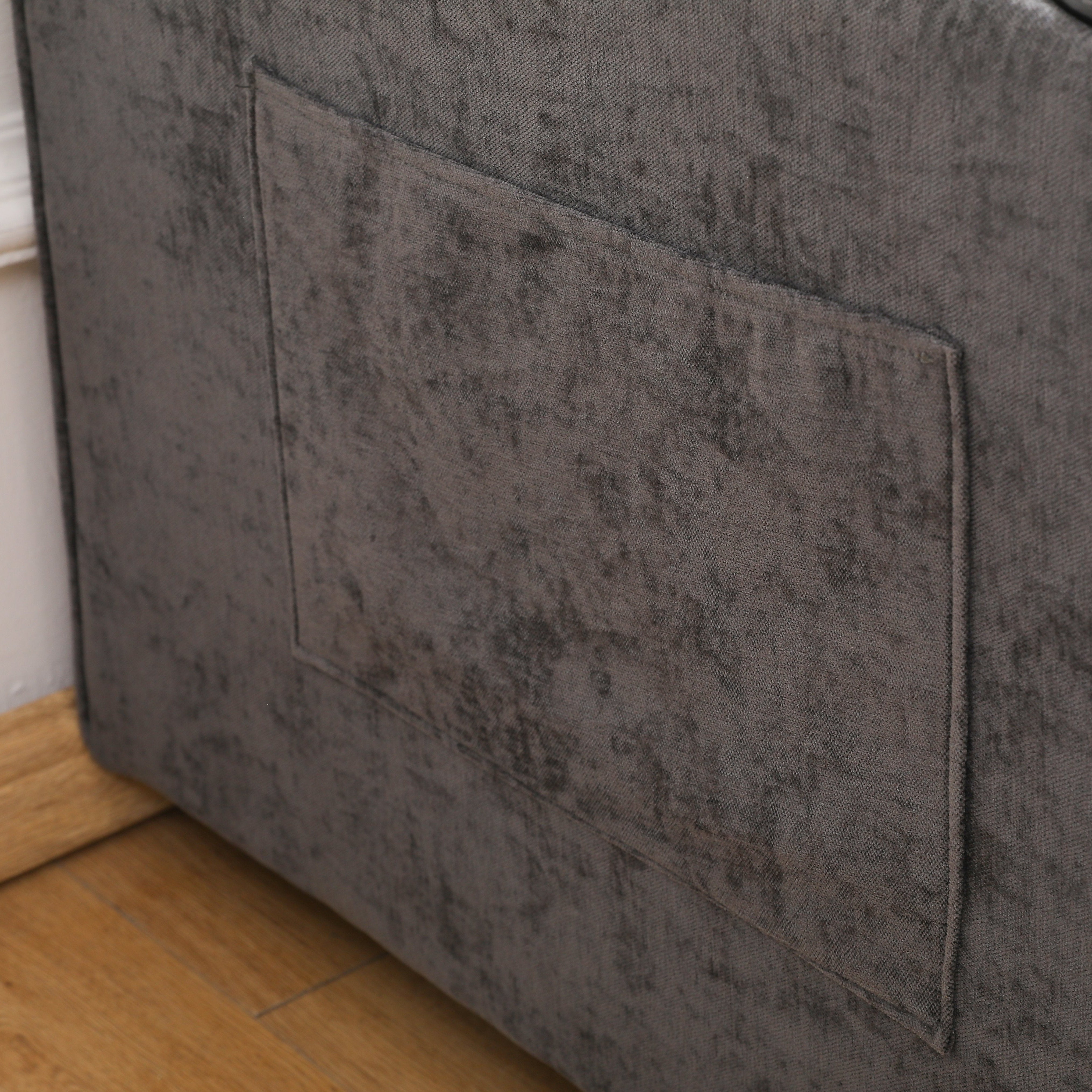 Tribeca 55" Velvet 3 Fold Sofa Bed with Side Pockets