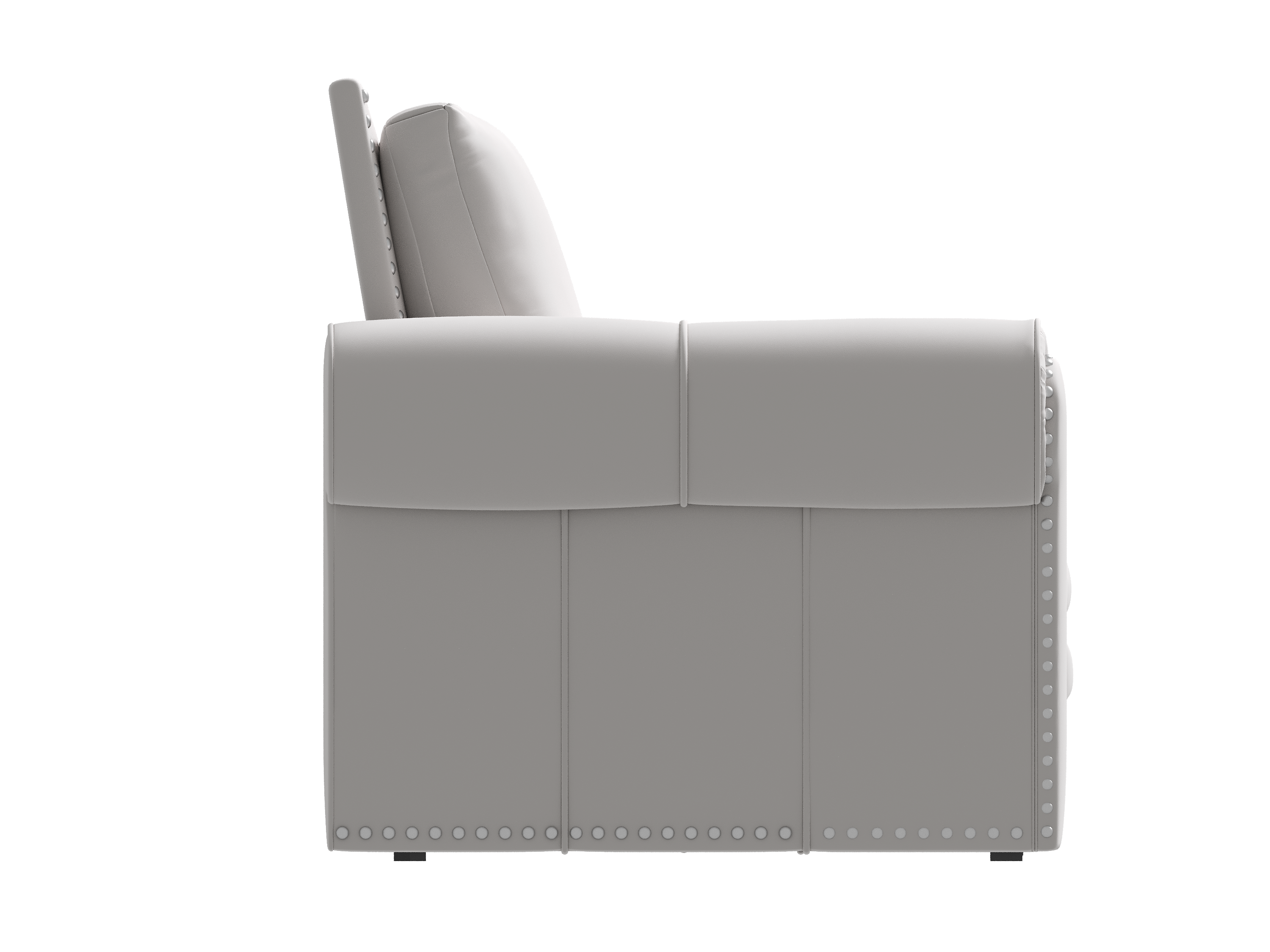 Chesterfield Sofa,93.7" King Pull Out Sofa Bed,3-in-1 Velvet Convertible Sleeper Sofa with Nailhead Trim & Rolled Arm,Multi-Functional Sofa Bed for Living Room,Bedroom,Beige/White(old sku:W1885S00036)