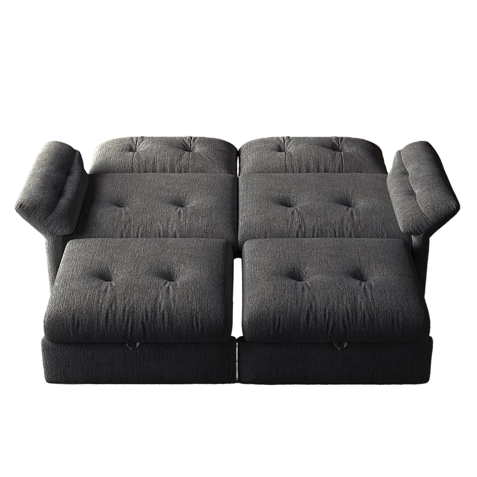 Langford 82" Convertible Sofa Bed with Adjustable Backrest