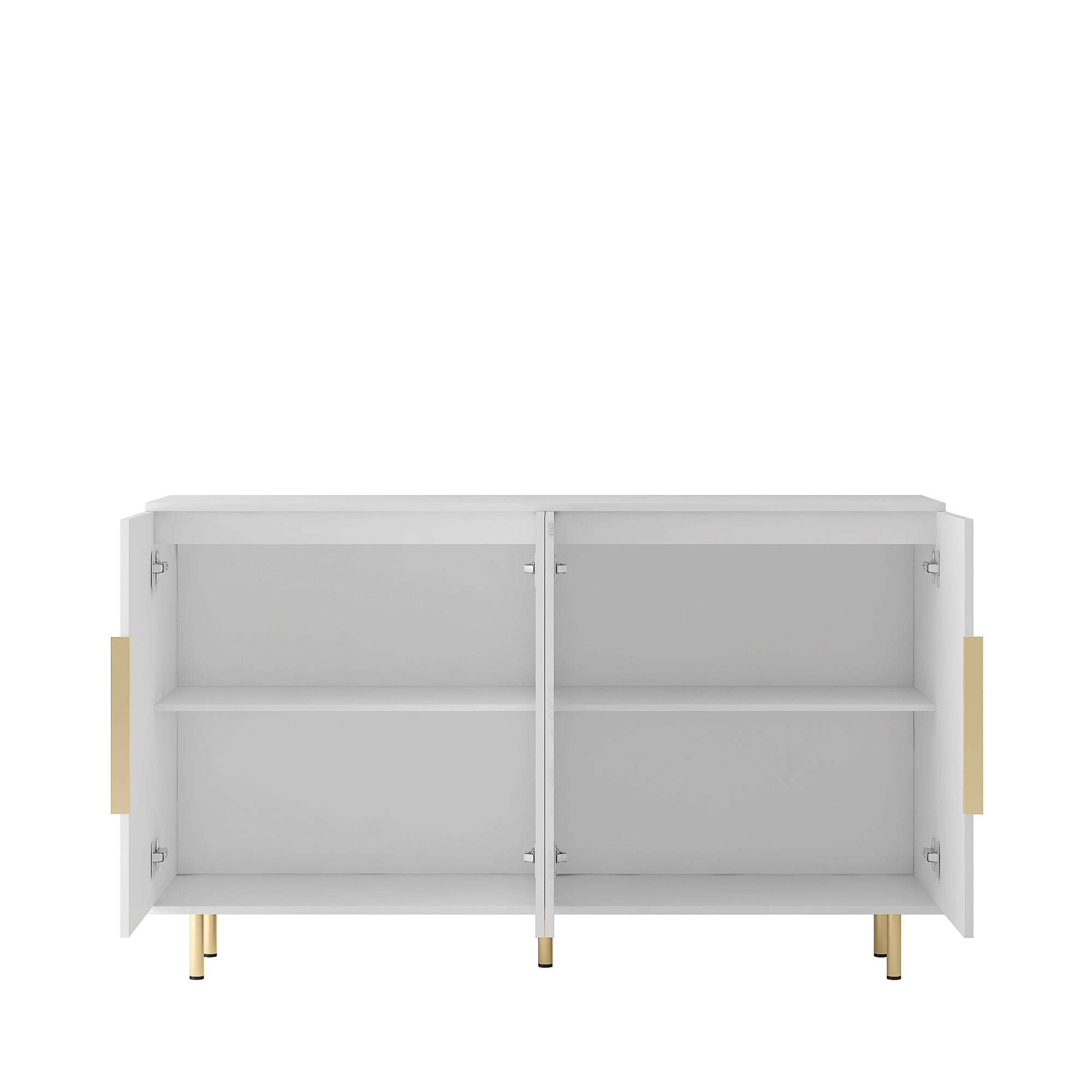 Jaipur 56" 4-Door Sideboard with Gold Handles