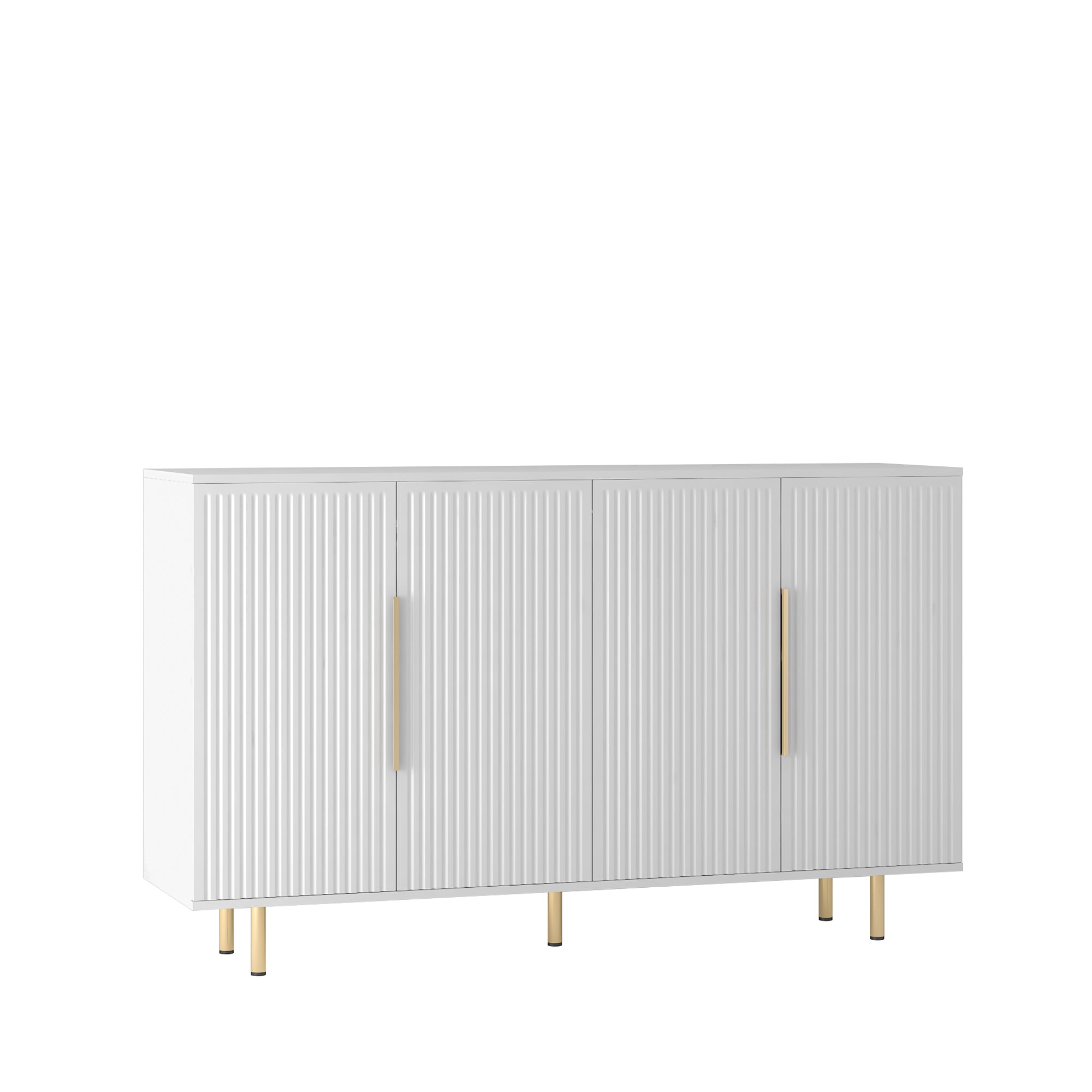 Jaipur 56" 4-Door Sideboard with Gold Handles