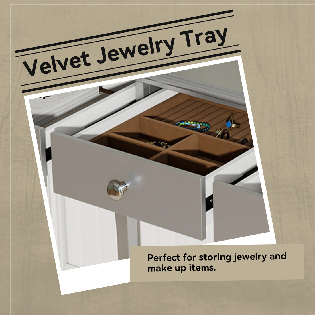 Velvet Jewelry Tray