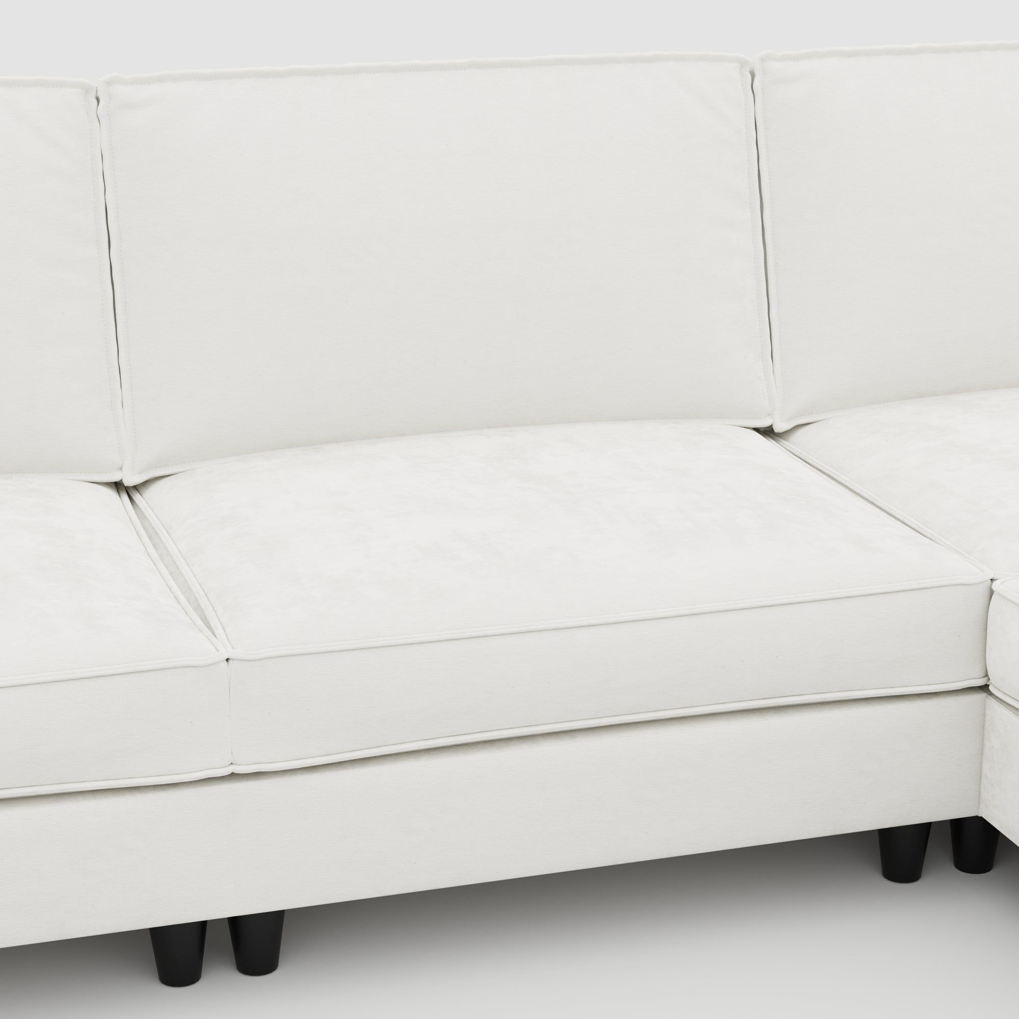 Olympic 108" 3 Seater L-Shaped Sofa with Ottoman