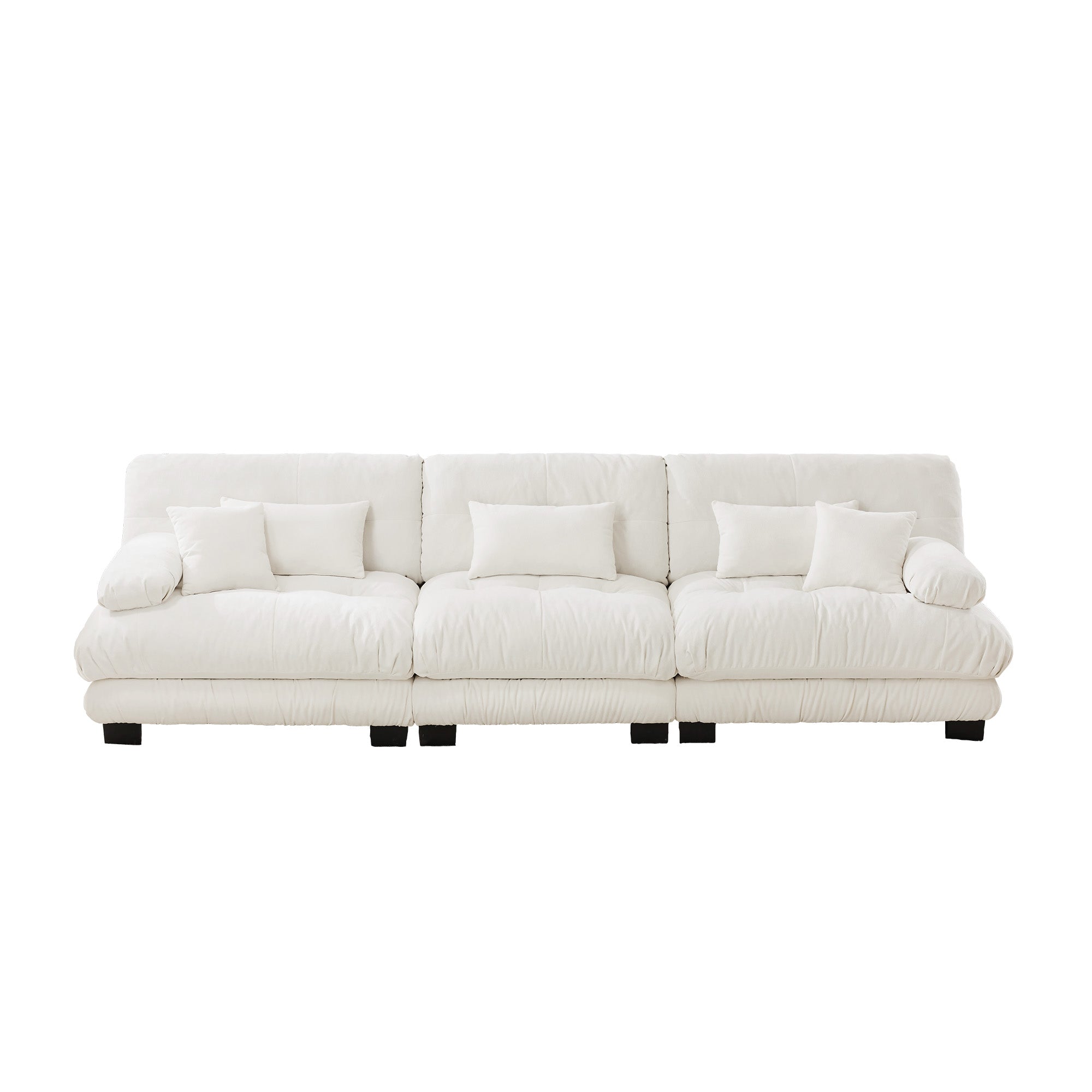 Monterey 130" Extra Large 6-Seater Deep Seat Modular Sectional Sofa Cloud Couch