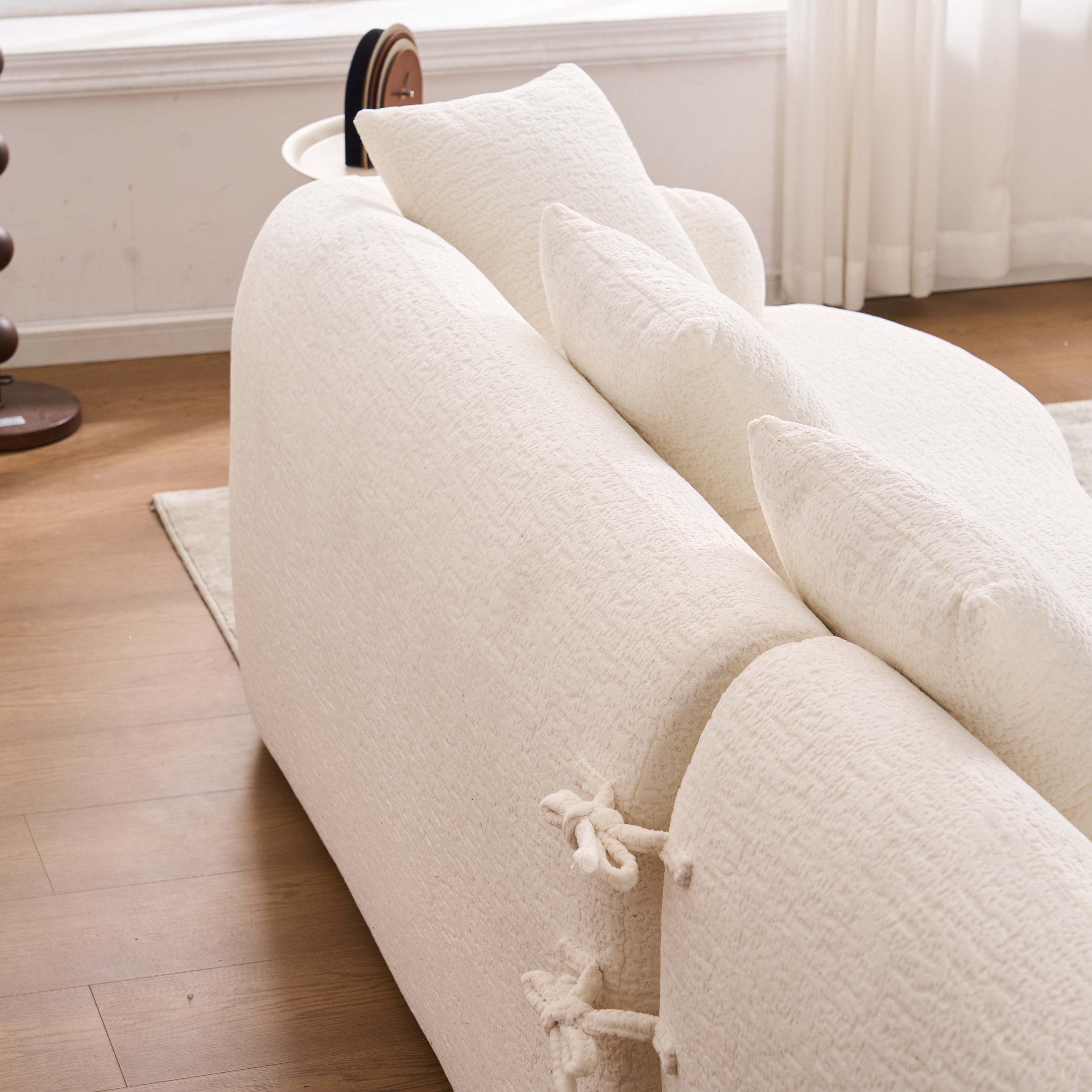 Tacoma 99” L-Shape Sectional Sofa with Curved Chaise