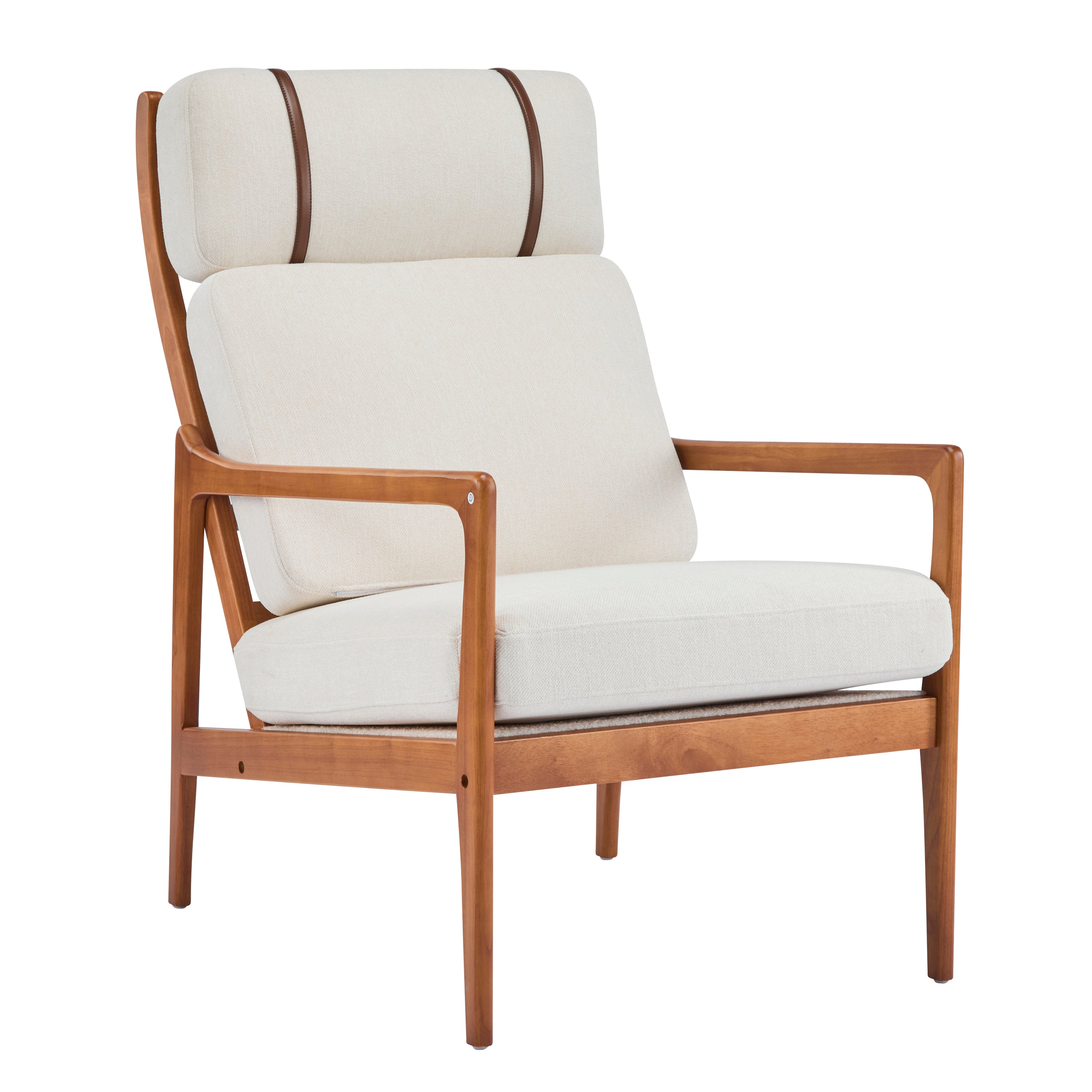 Crater Mid Century Ergonomic Accent Armchair