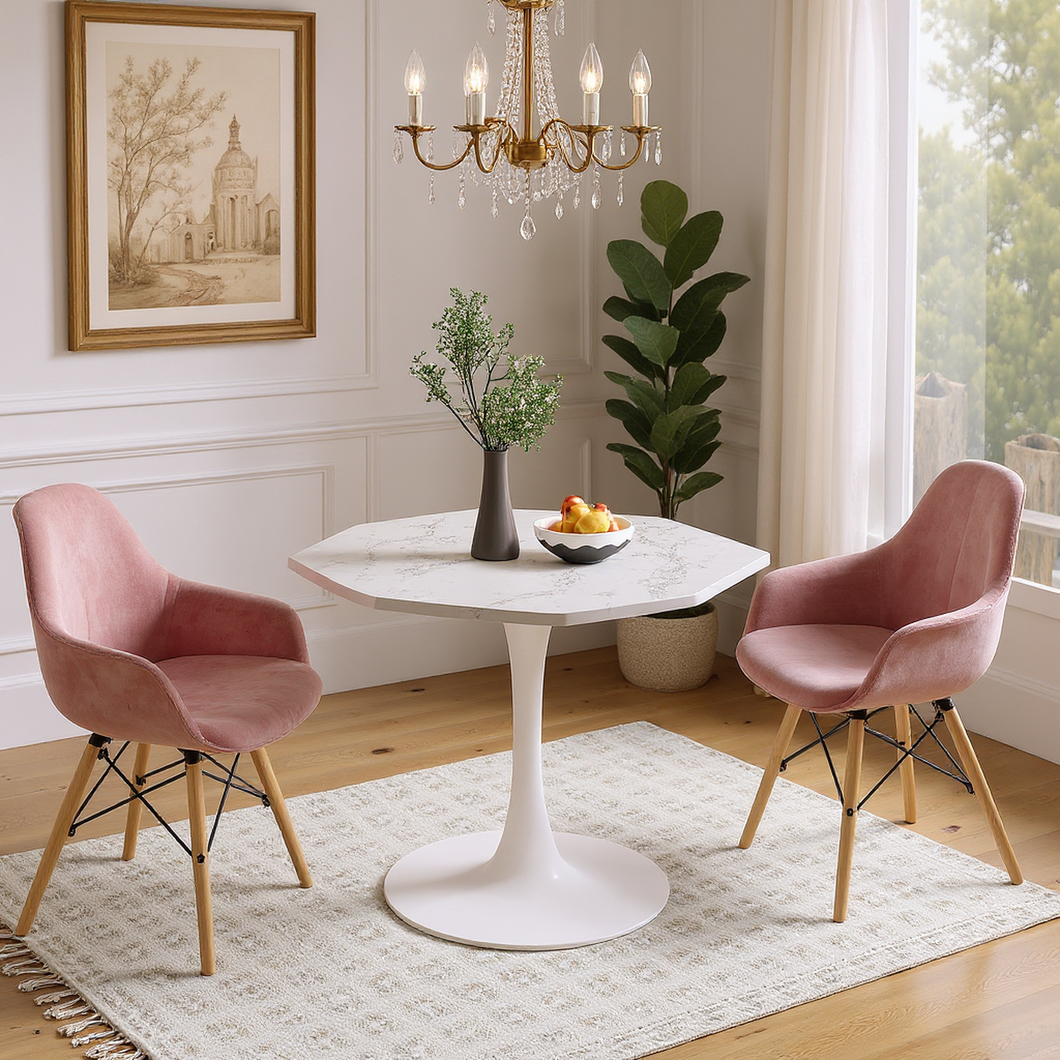 Danube 31.5" Octagonal Dining Table