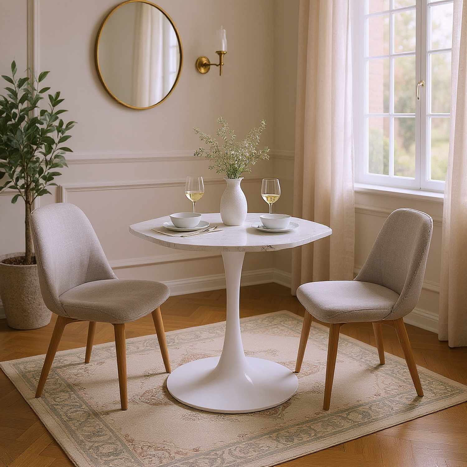 Danube 31.5" Octagonal Dining Table