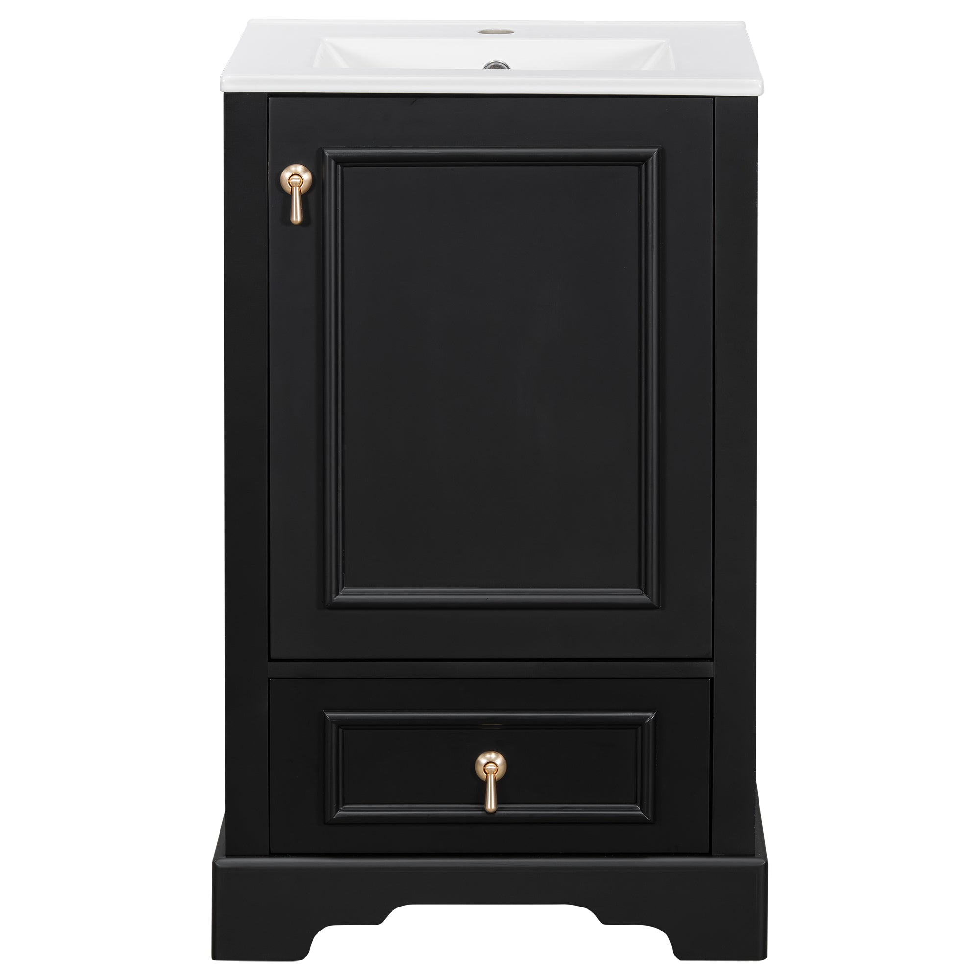 Baden 20" Freestanding Bathroom Vanity with Sink and Storage Cabinet Drawer