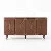 Eidos 59" Sideboard Storage Cabinet with Rattan Doors
