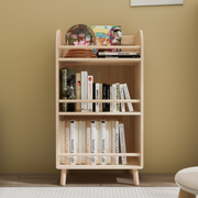 Pine Solid Wood Bookshelf/Bookcase - 0.6' Thick Shelves Heavy Duty Storage Rack, 19.69'W×36.61'H Modern Farmhouse Shelf for Living Room, Home Library Organizer