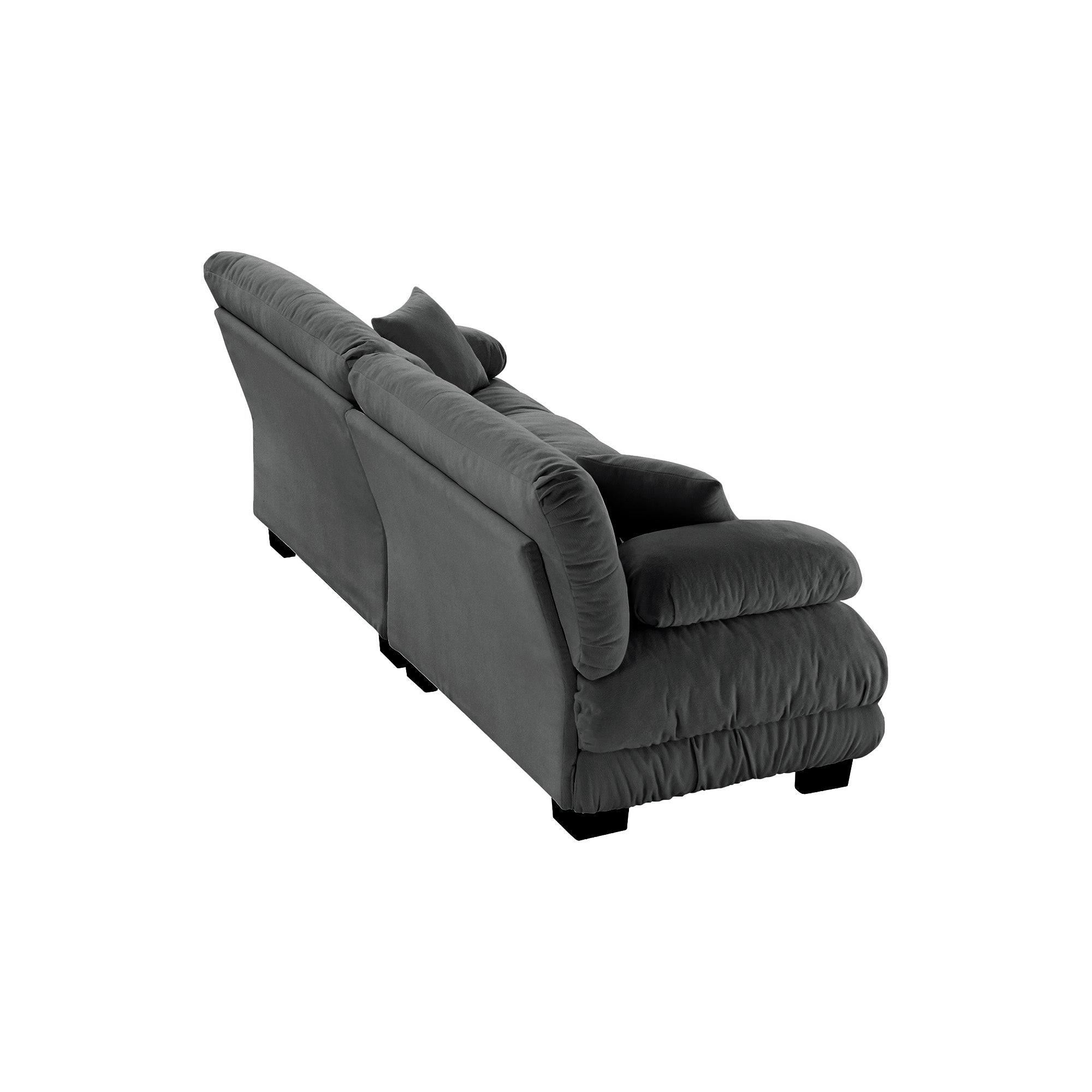 Monterey 94" 4-Seater Modular Cloud Sofa with Bolstered Armrests and Pillows