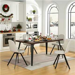 Sunflower Swivel Dining Chairs Set of 4, Modern & Ergonomic