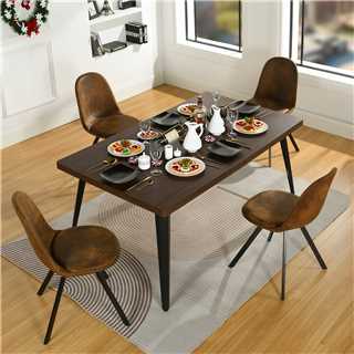 Sunflower Swivel Dining Chairs Set of 4, Modern & Ergonomic