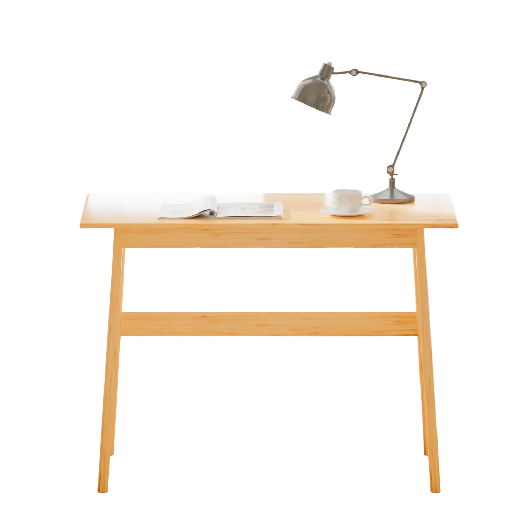 Sync 41" Bamboo Rectangular Office Desk