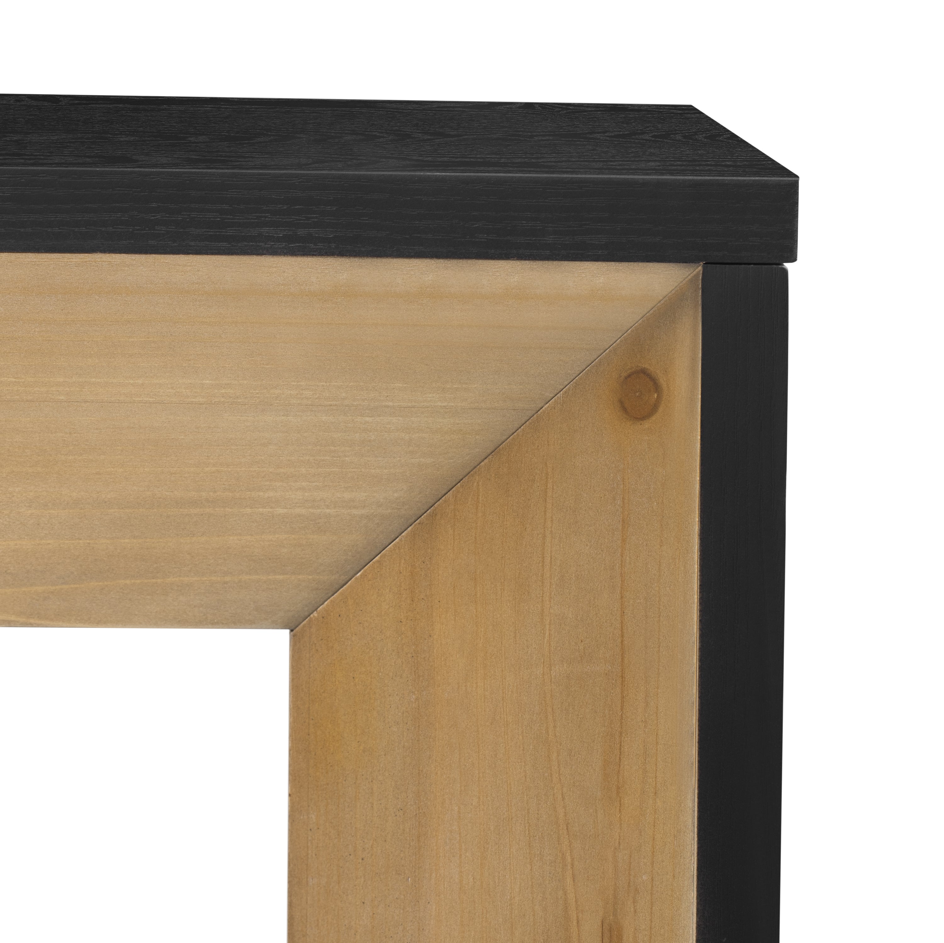 Elegant Console Table,Fireplace Design,Simple and Functional with High-Quality Wood Veneer Top ,Versatile for Hallway, Living Room