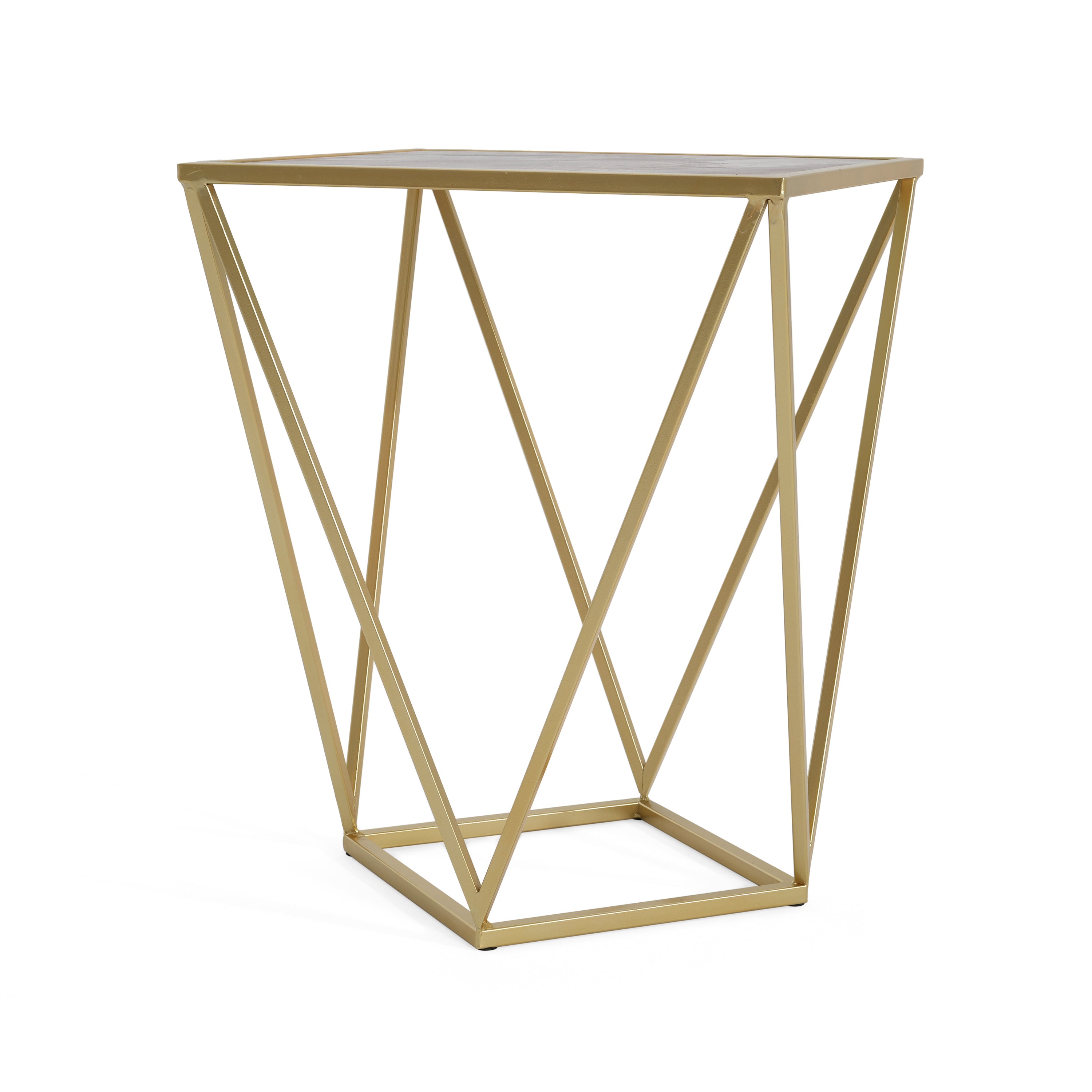 Reims Geometric Side Table