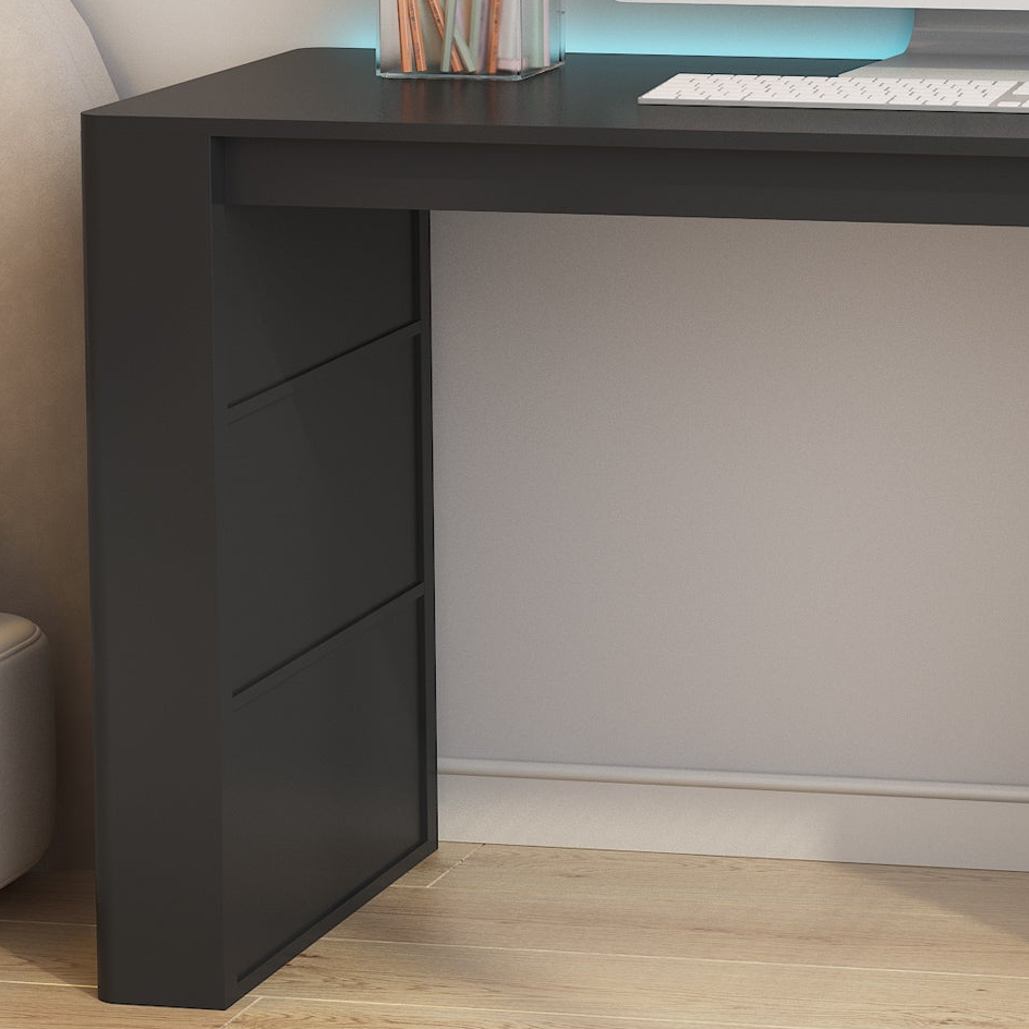 Brisa 60" Home Office Desk with Storage and Led Light