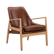 Shenandoah Mid Century PU Leather Accent ChairPU Leather Accent Chair