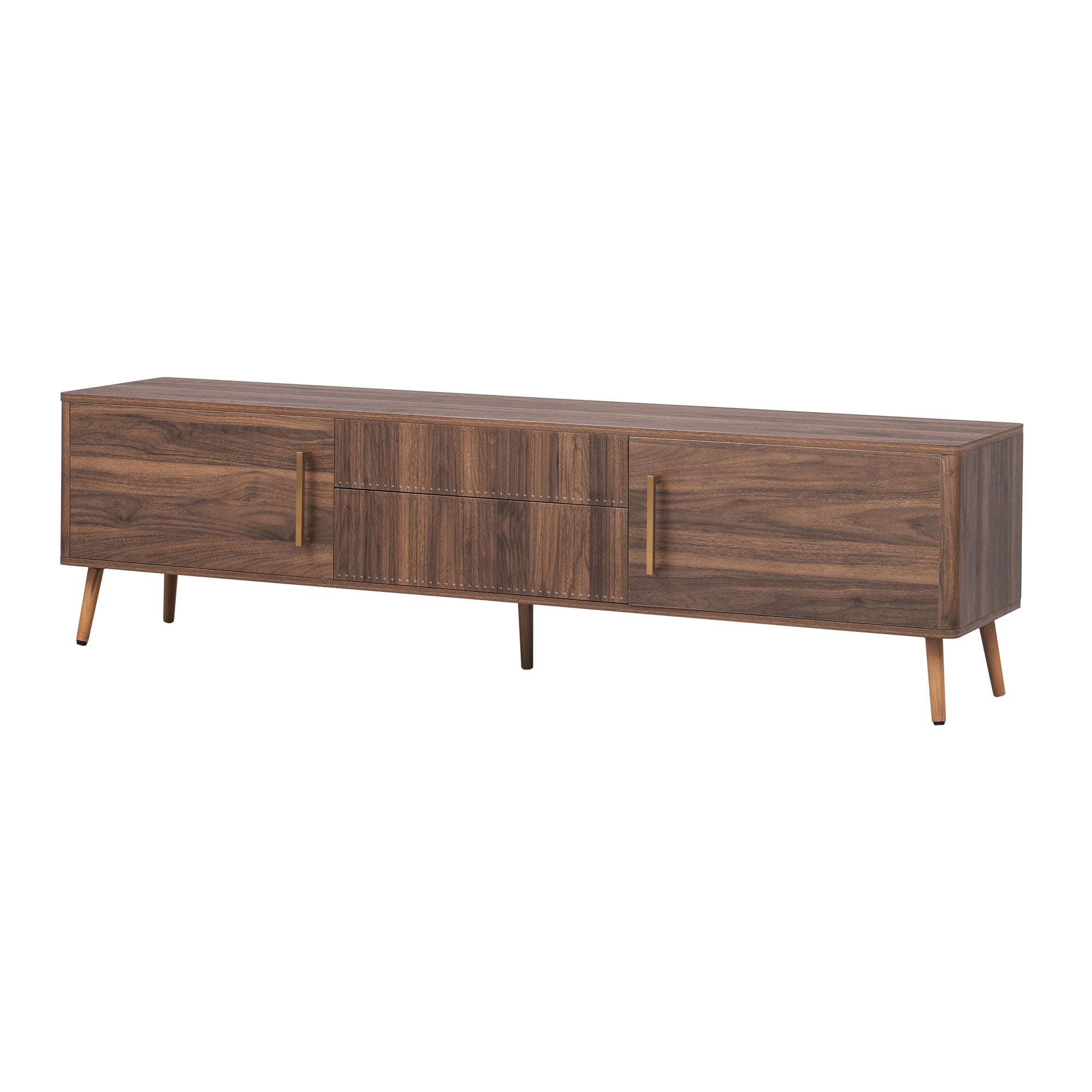 Astoria Mid Century TV Stand with 2 Drawers