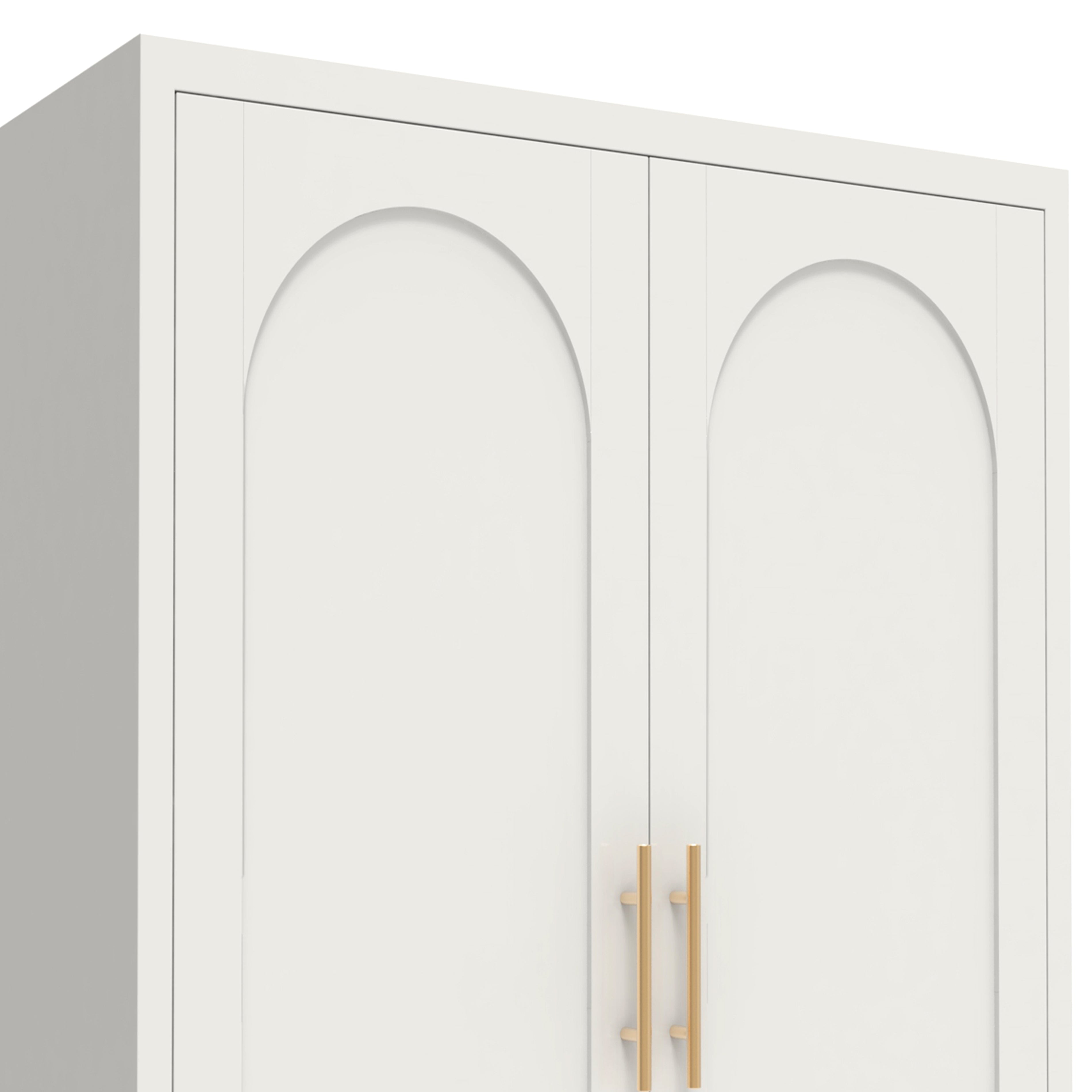 Elva 71" Storage Cabinet with Adjustable Shelves