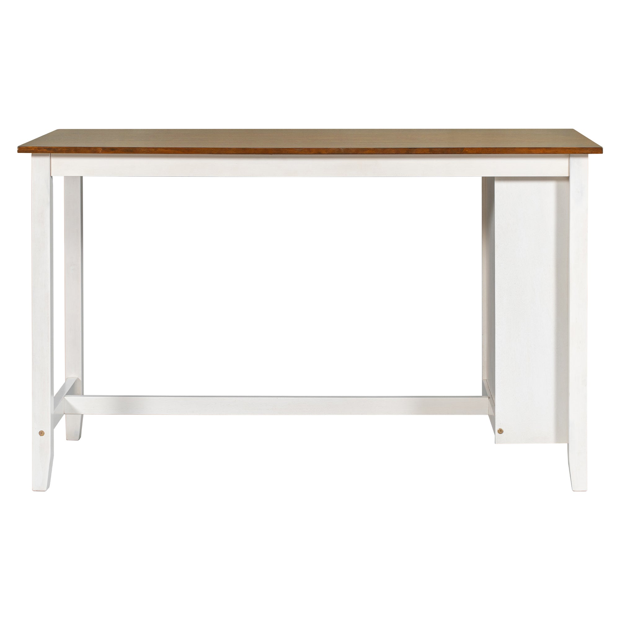 Erie 5 Pieces Counter Height Wooden Bar Table Set with 4 Bar Stools