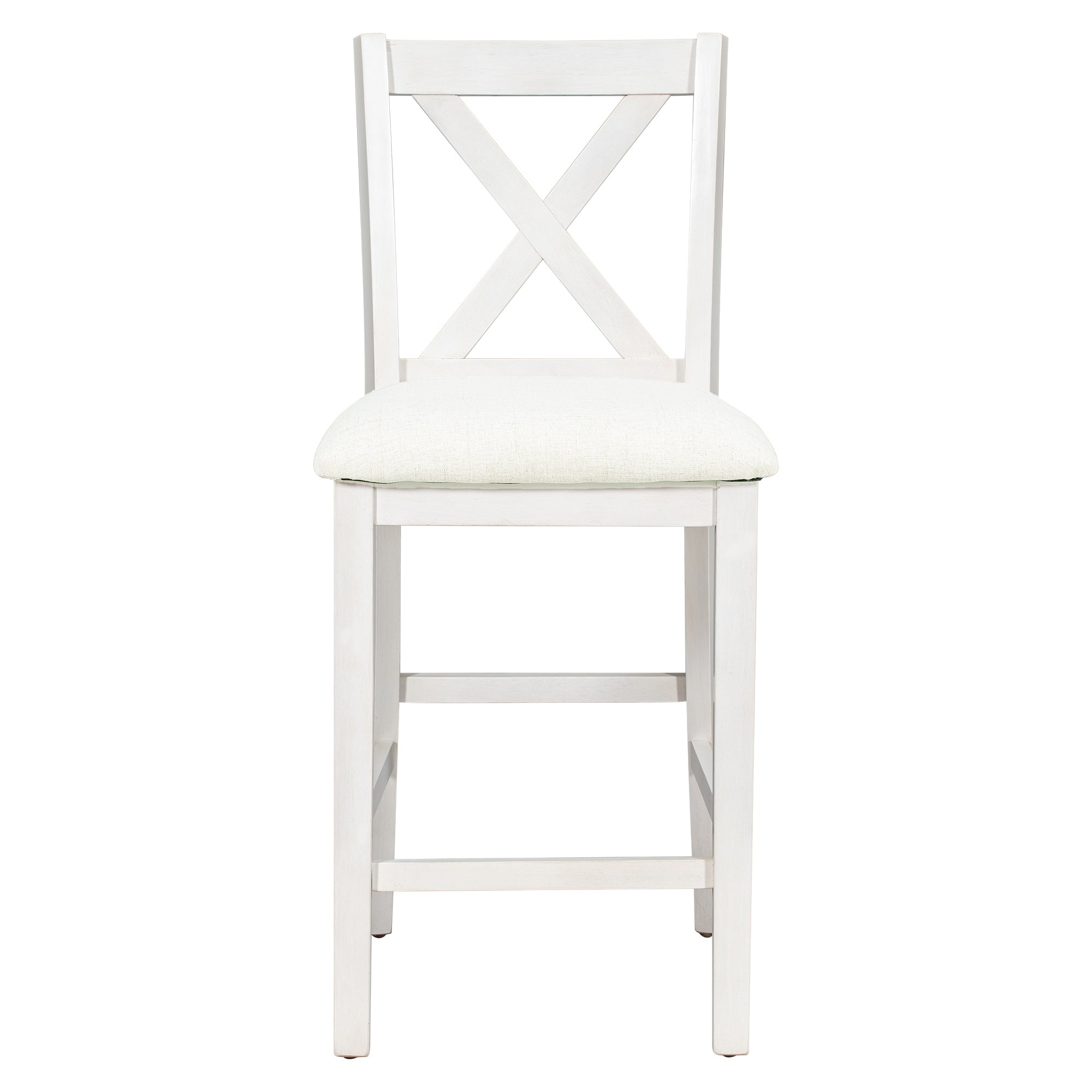 Erie 5 Pieces Counter Height Wooden Bar Table Set with 4 Bar Stools