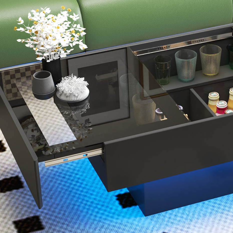 Sliding Glass Top