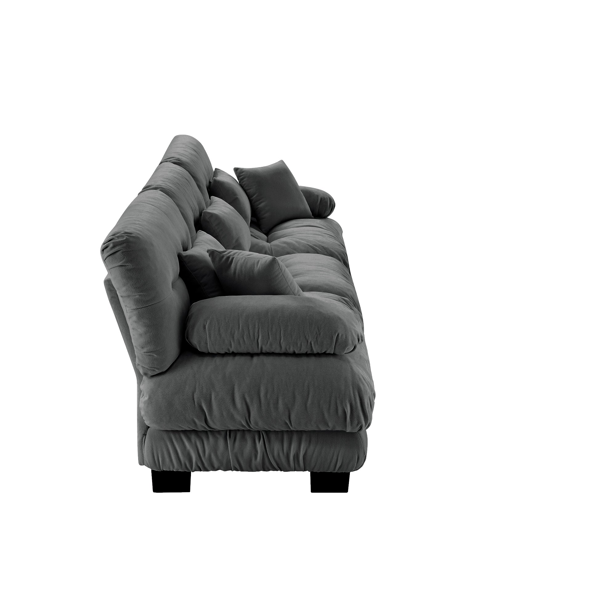 Monterey 130" Extra Large 6-Seater Deep Seat Modular Sectional Sofa Cloud Couch