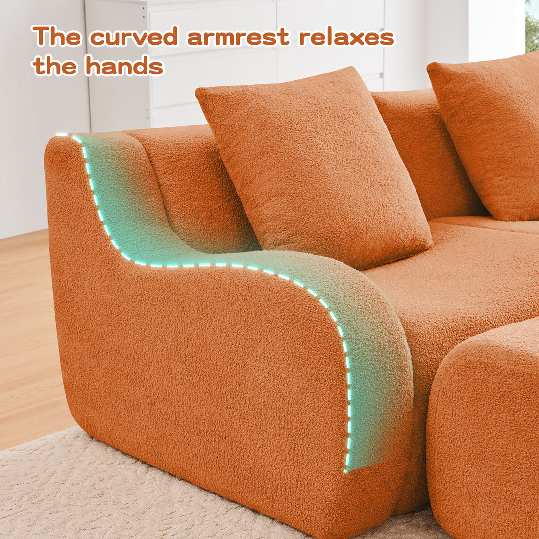 Curved Armrests