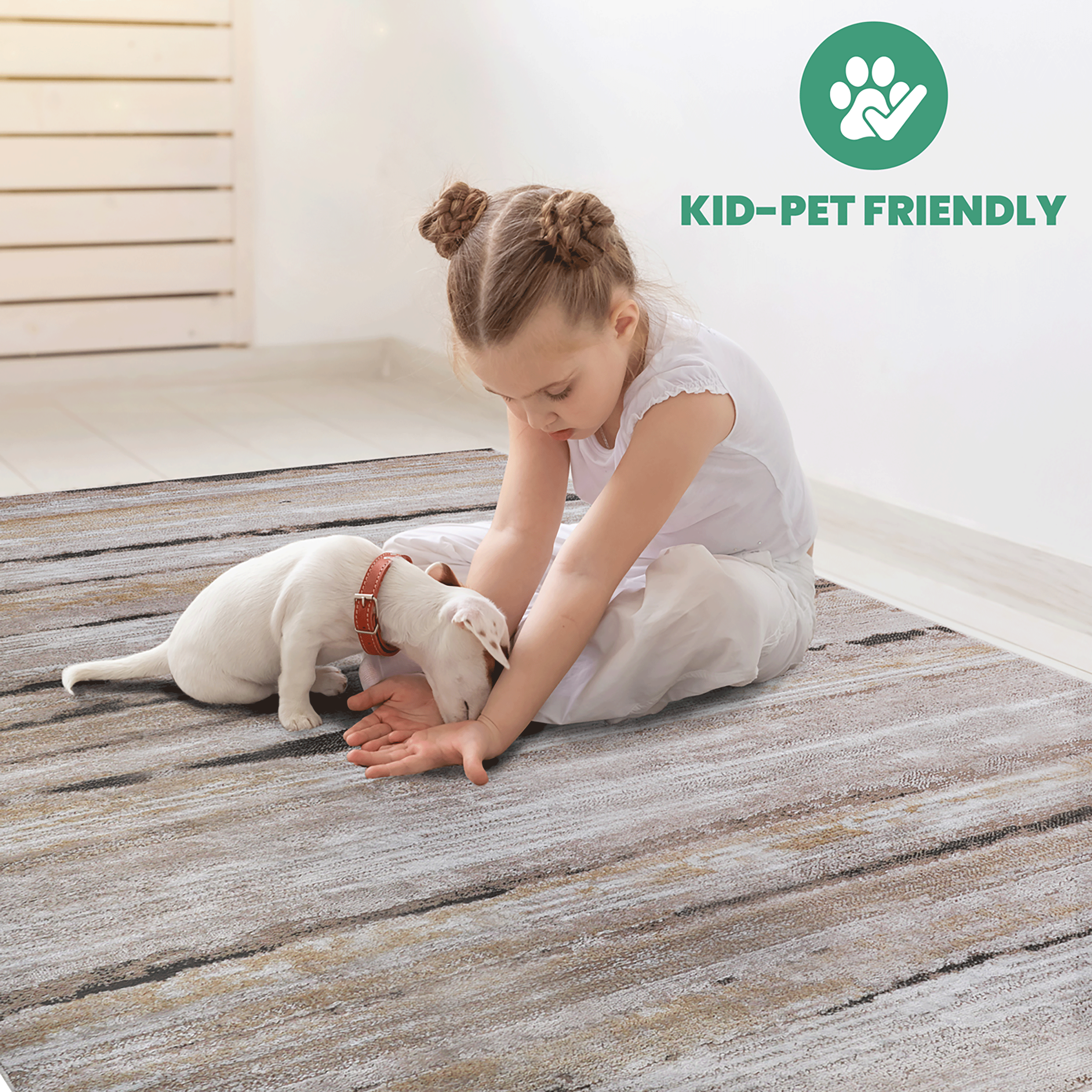 Eucalyptus Striped Area Rug