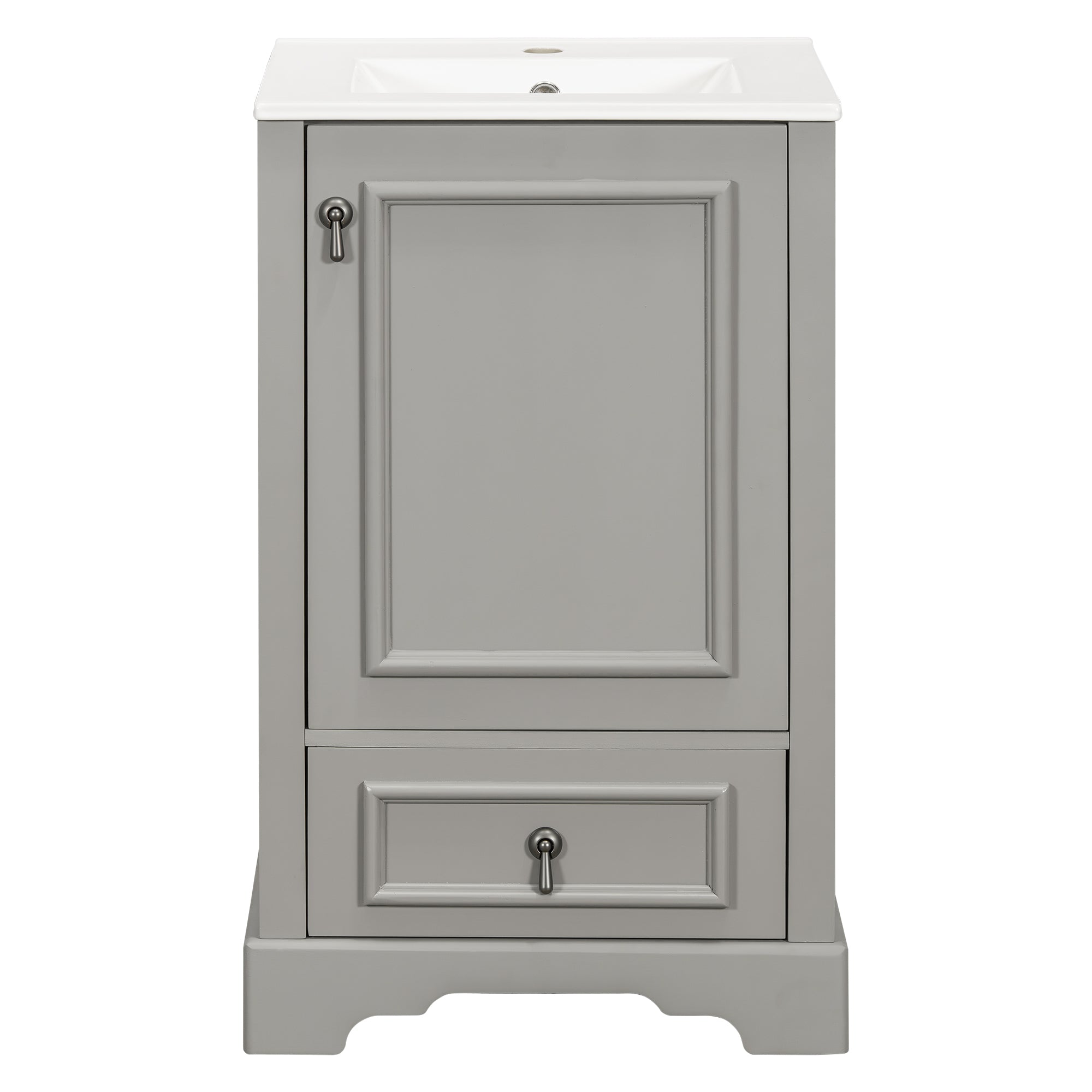 Baden 20" Freestanding Bathroom Vanity with Sink and Storage Cabinet Drawer