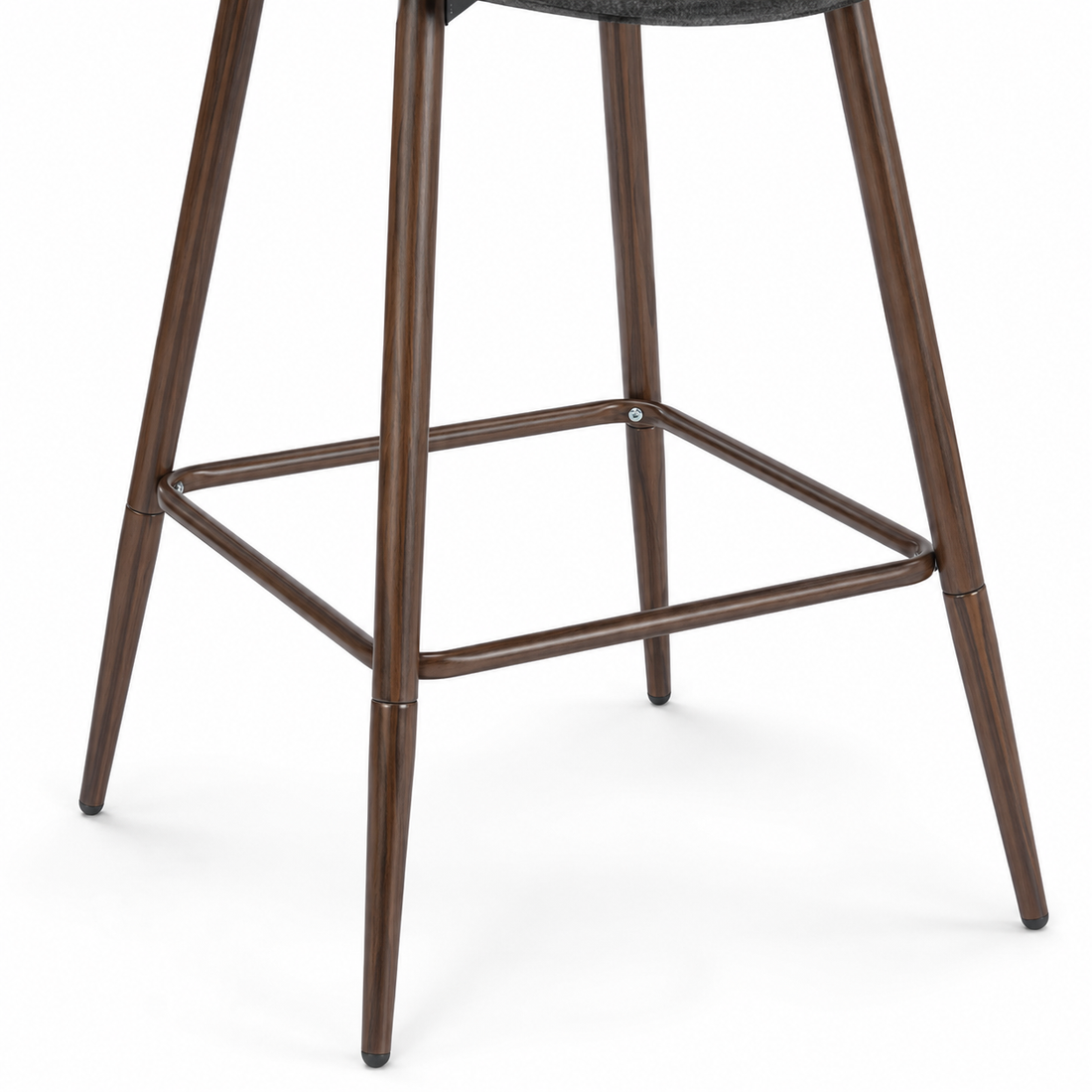 Walnut Woodgrain Steel Legs