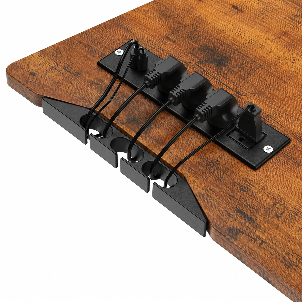 Altis 63" L-Shaped Adjustable Electric Standing Desk with Power Outlet