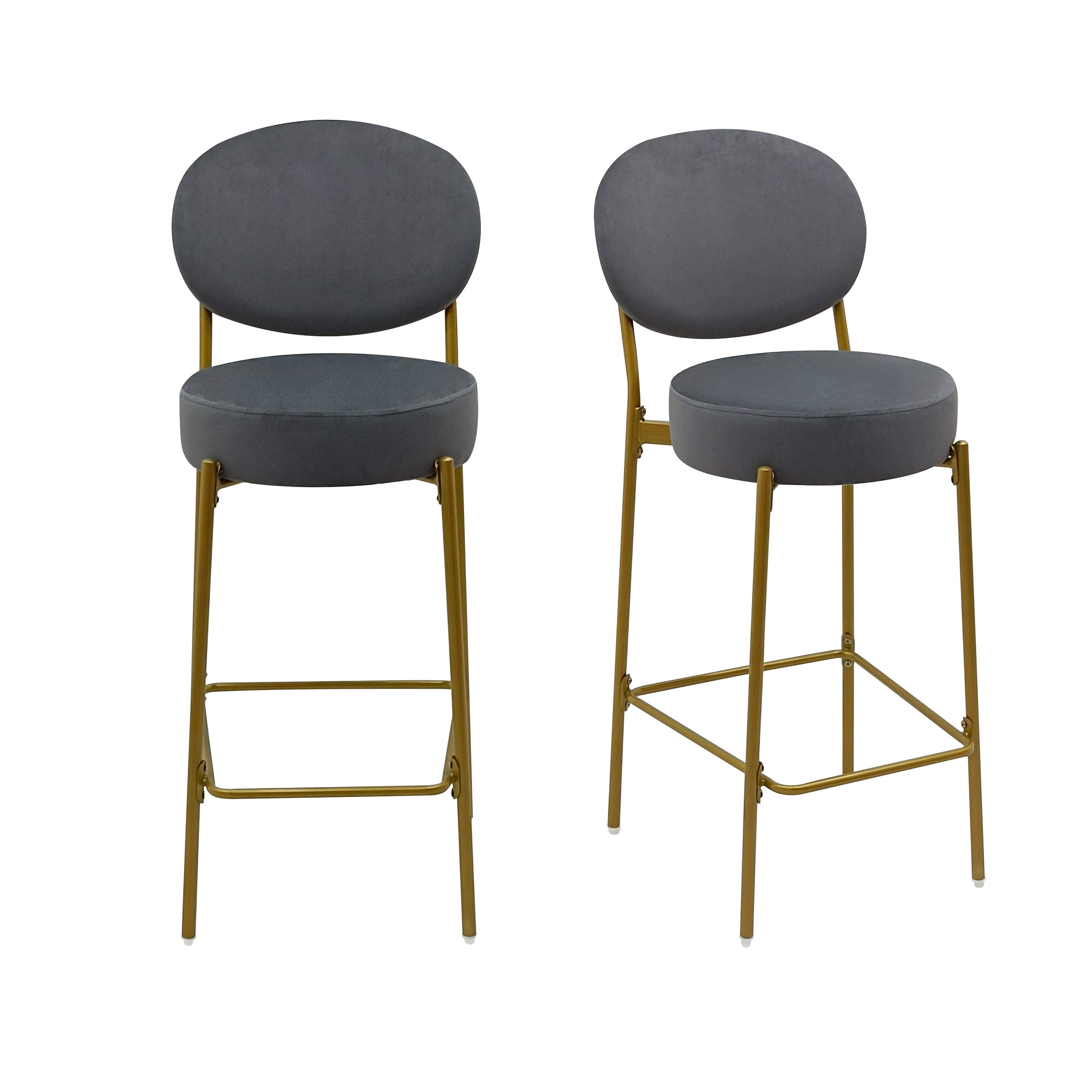 Amarone 29" Bar Height Upholstered Bar Stools Set of 2