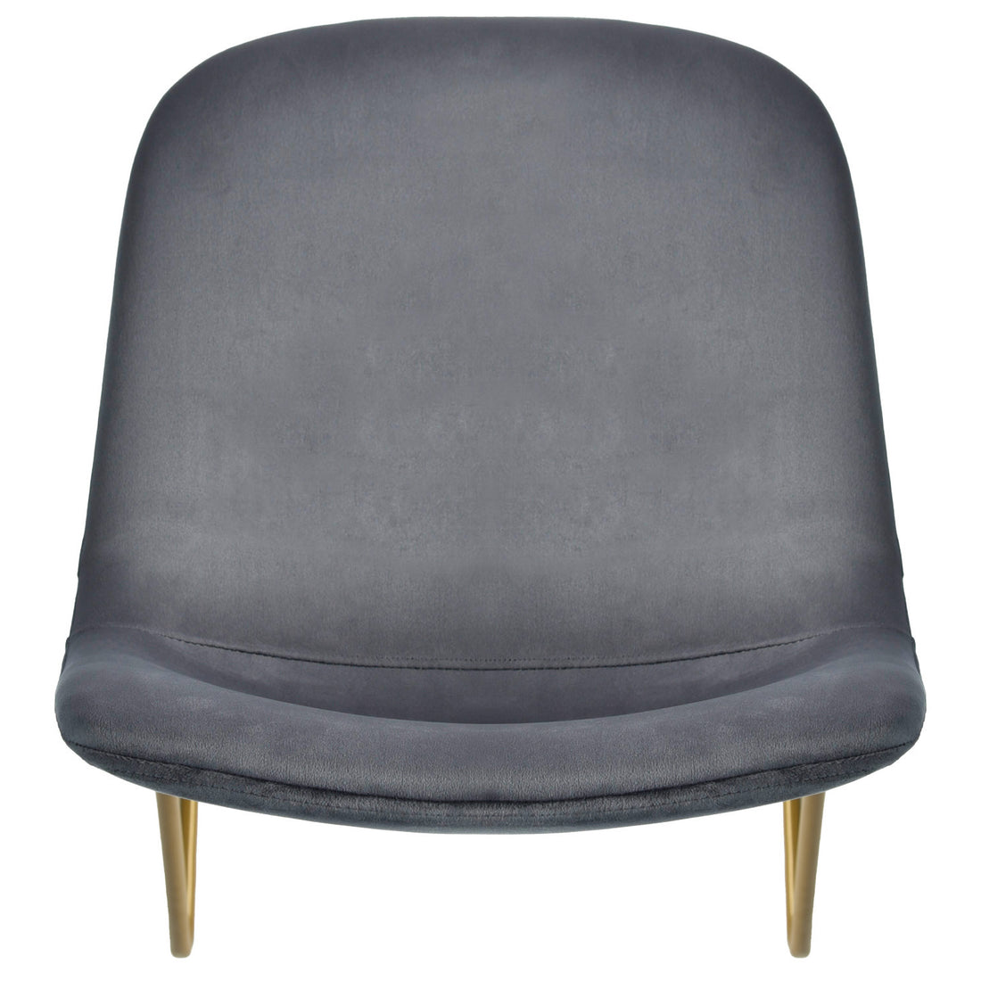 Batassel grey velvet dining chair showing backrest detail